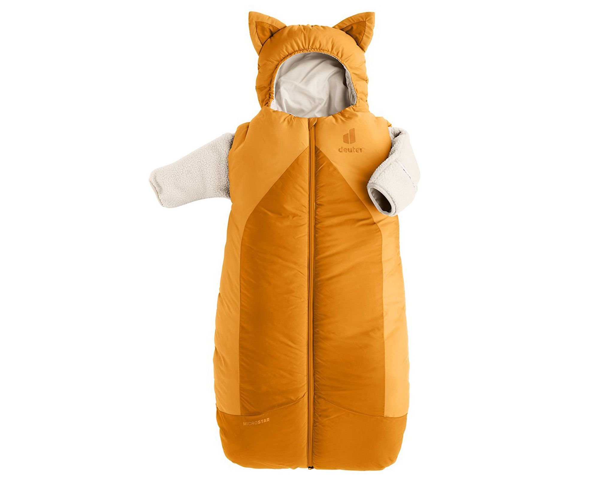 Спальник DEUTER Micro Star (цвет Amber-Maple) синтетический, средний зиппер