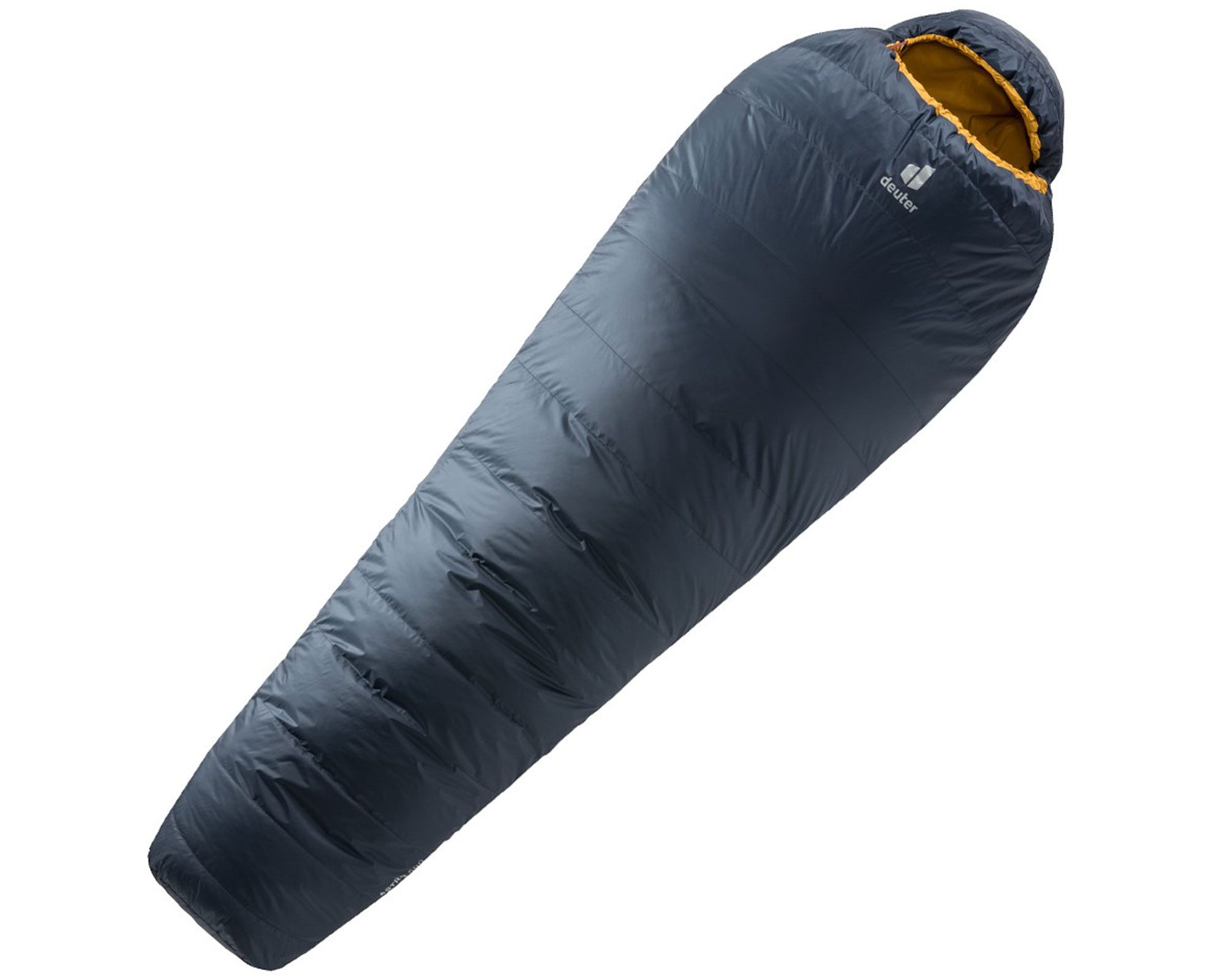 Спальник DEUTER Astro 500 (цвет Ink-Curry) пуховый, стандартный, левый зиппер