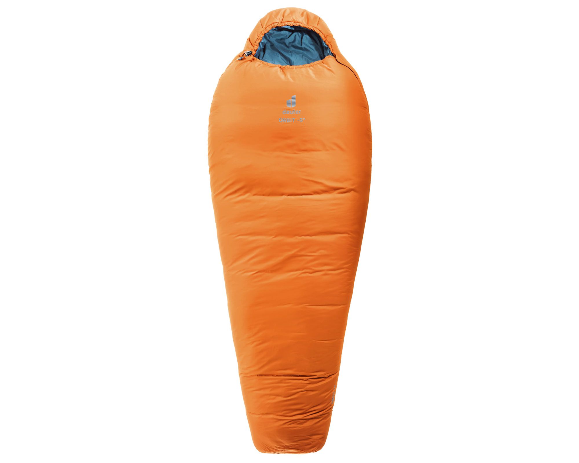 Спальник DEUTER Orbit -5° SL (mandarine-slateblue, правый) синтетический, женская модель
