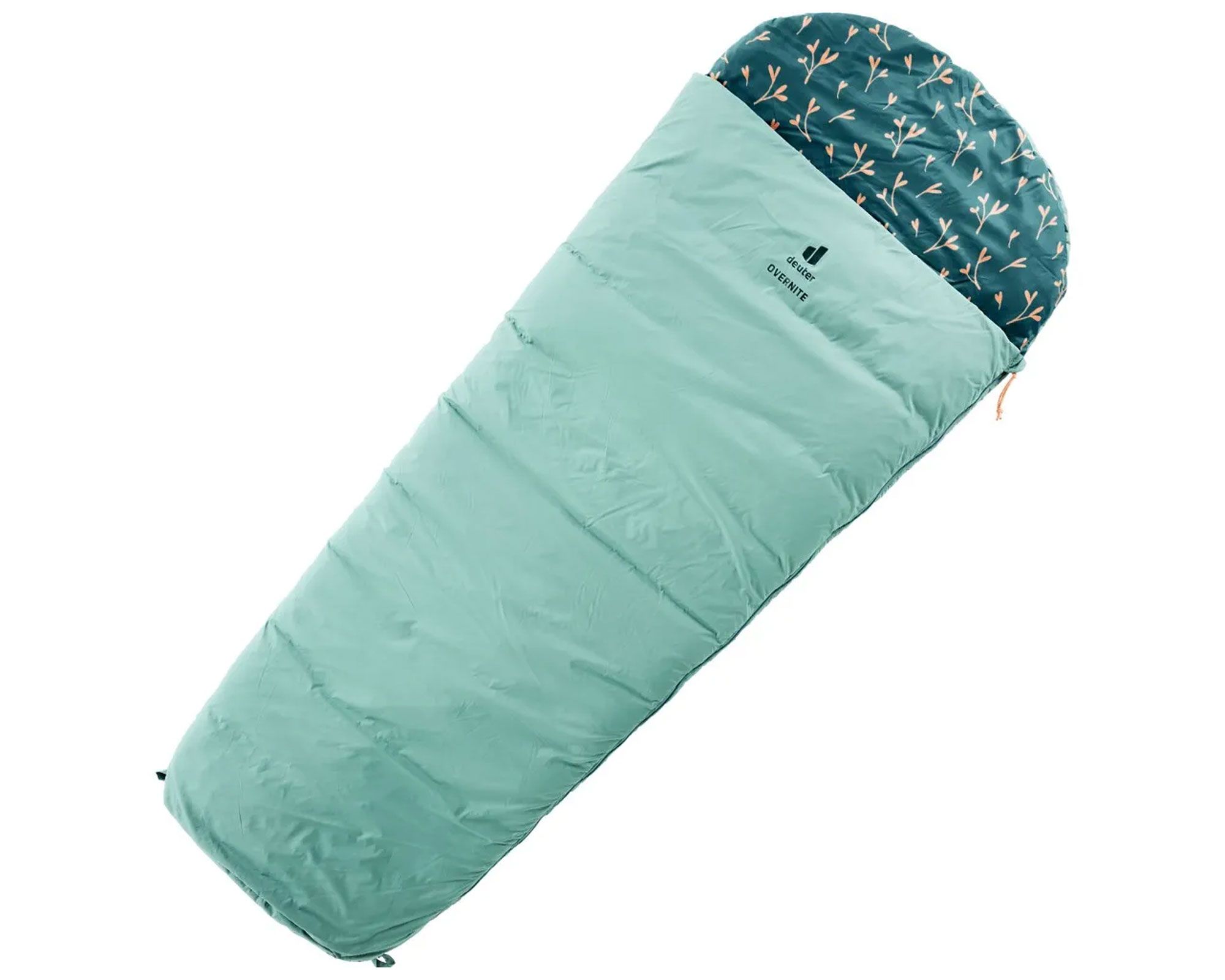 Спальник DEUTER Overnite (jade-deepsea, левый) одеяло, синтетический, комфорт +13°C