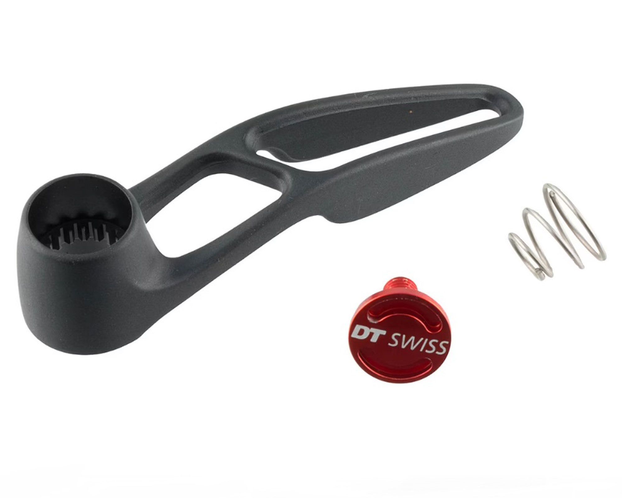 Ушко оси DT Swiss 10мм алюминиевый рычаг KIT ALU (черный OXIC)