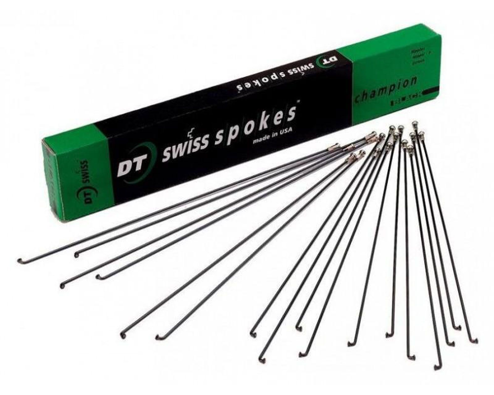 Шприхи DT Swiss Champion Standard 2.0 мм x 292 мм (Чорний) - 100 шт