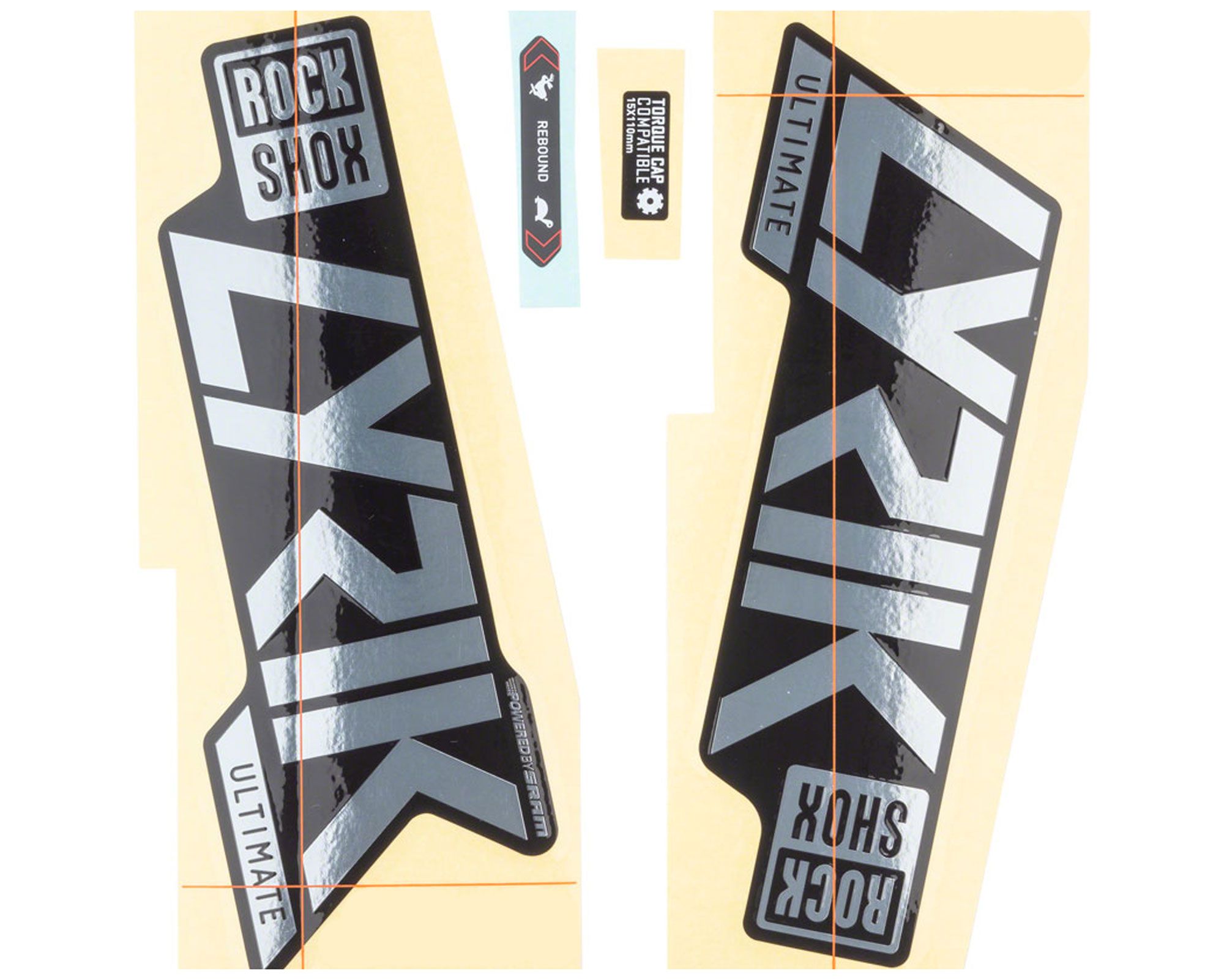 Набір наліпок RockShox Lyrik Ultimate 27/29 (GPLRF/GLB)