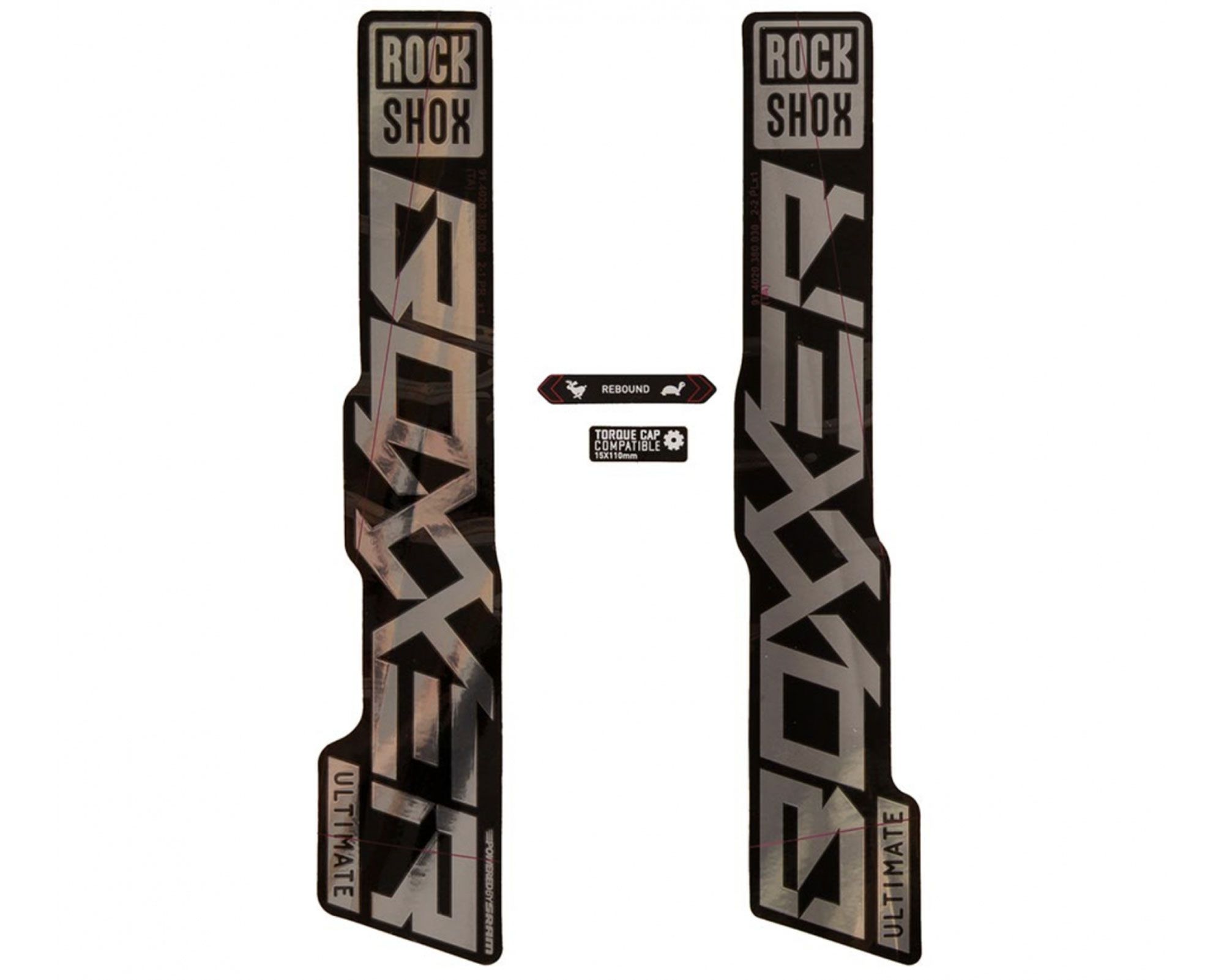 Набір наліпок ROCKSHOX BOXXER SELECT 27/29 GGRY/DFB (Сірий/Синій)