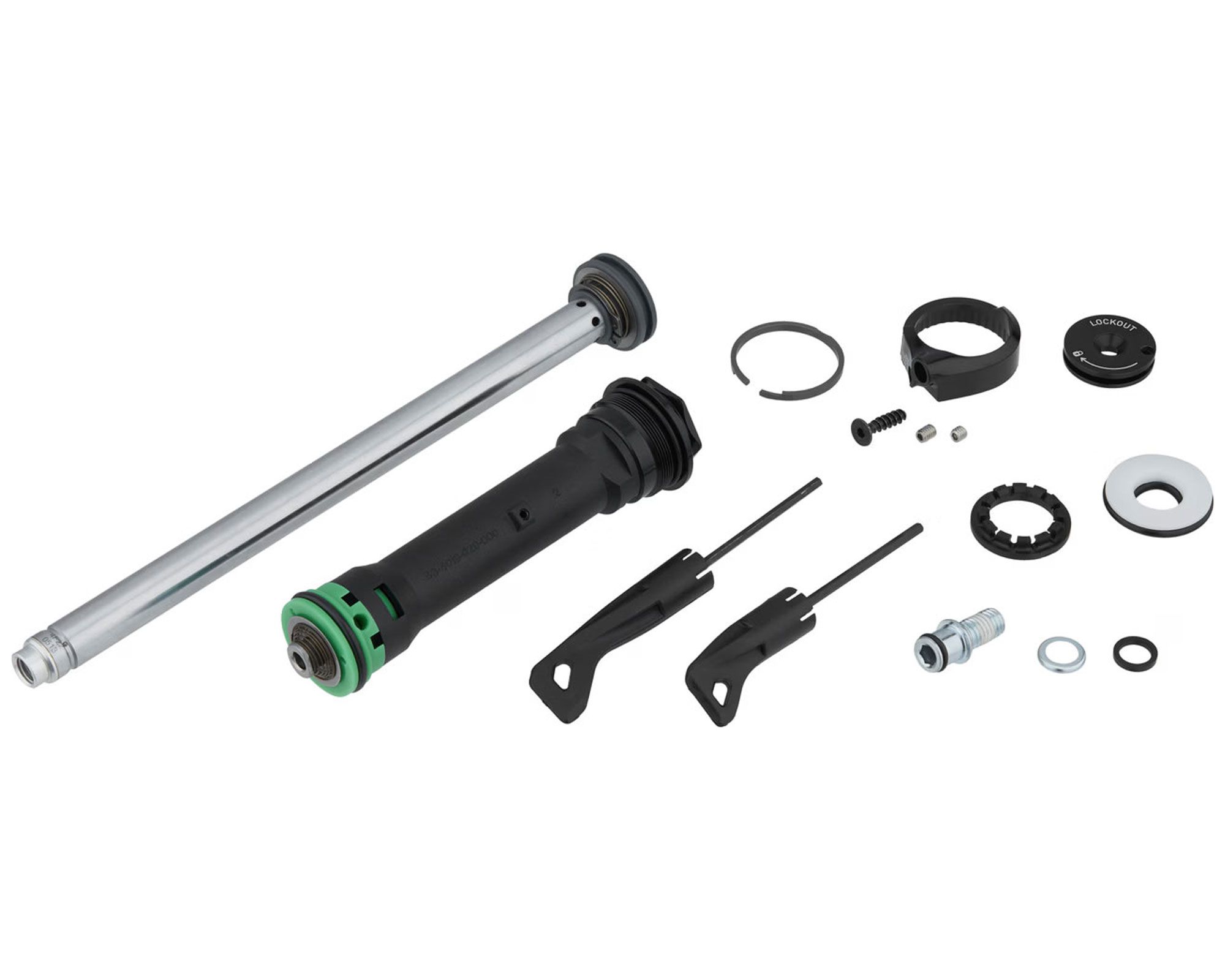 Демпфер в зборі RockShox TURNKEY (Remote 17 мм) - JUDY SILVER A1+/30 SILVER A3+