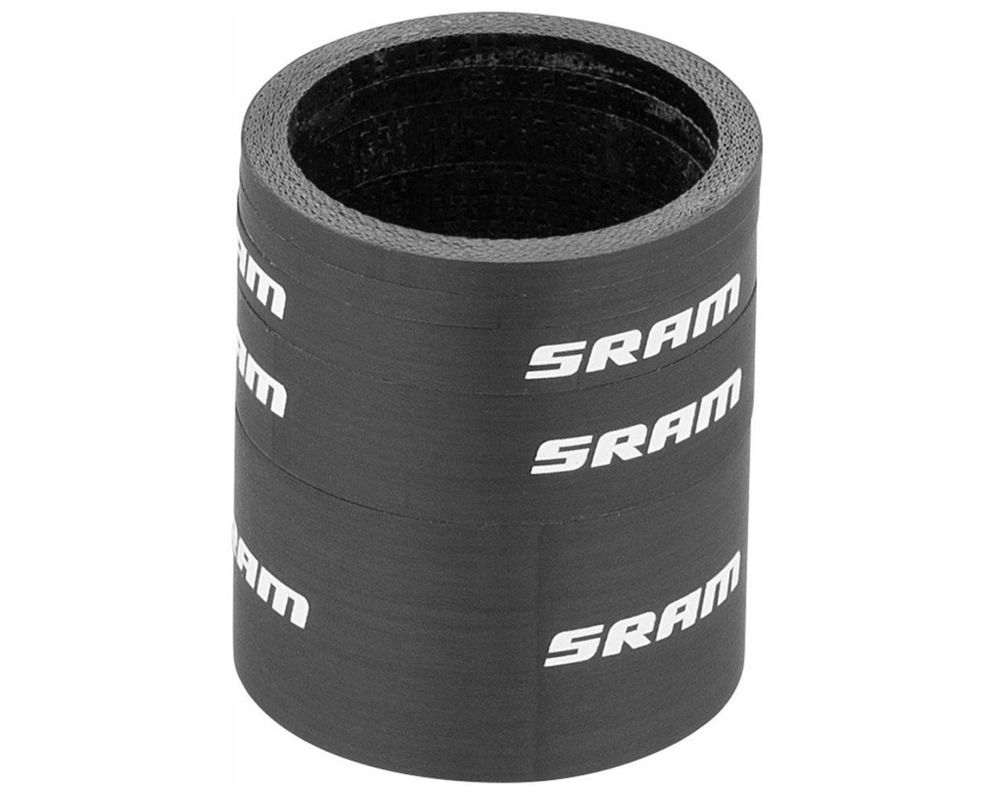 Проставки RockShox UD Carbon (Глянцевий Чорний Лого) Набір 2.5/5/10/20 мм SRAM