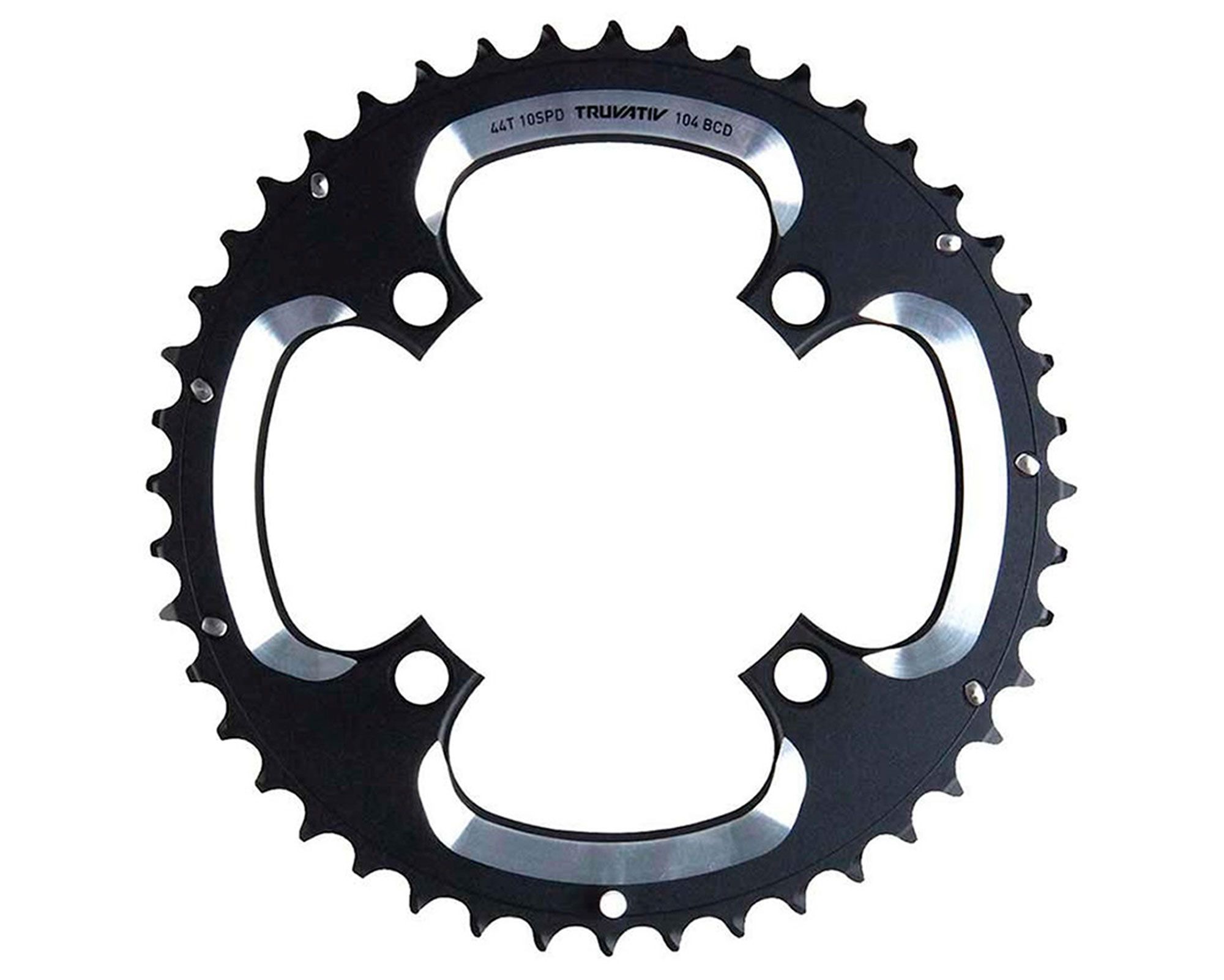 Звездочка МТБ 44T S1 BCD 104 алюминиевая (черная) SRAM