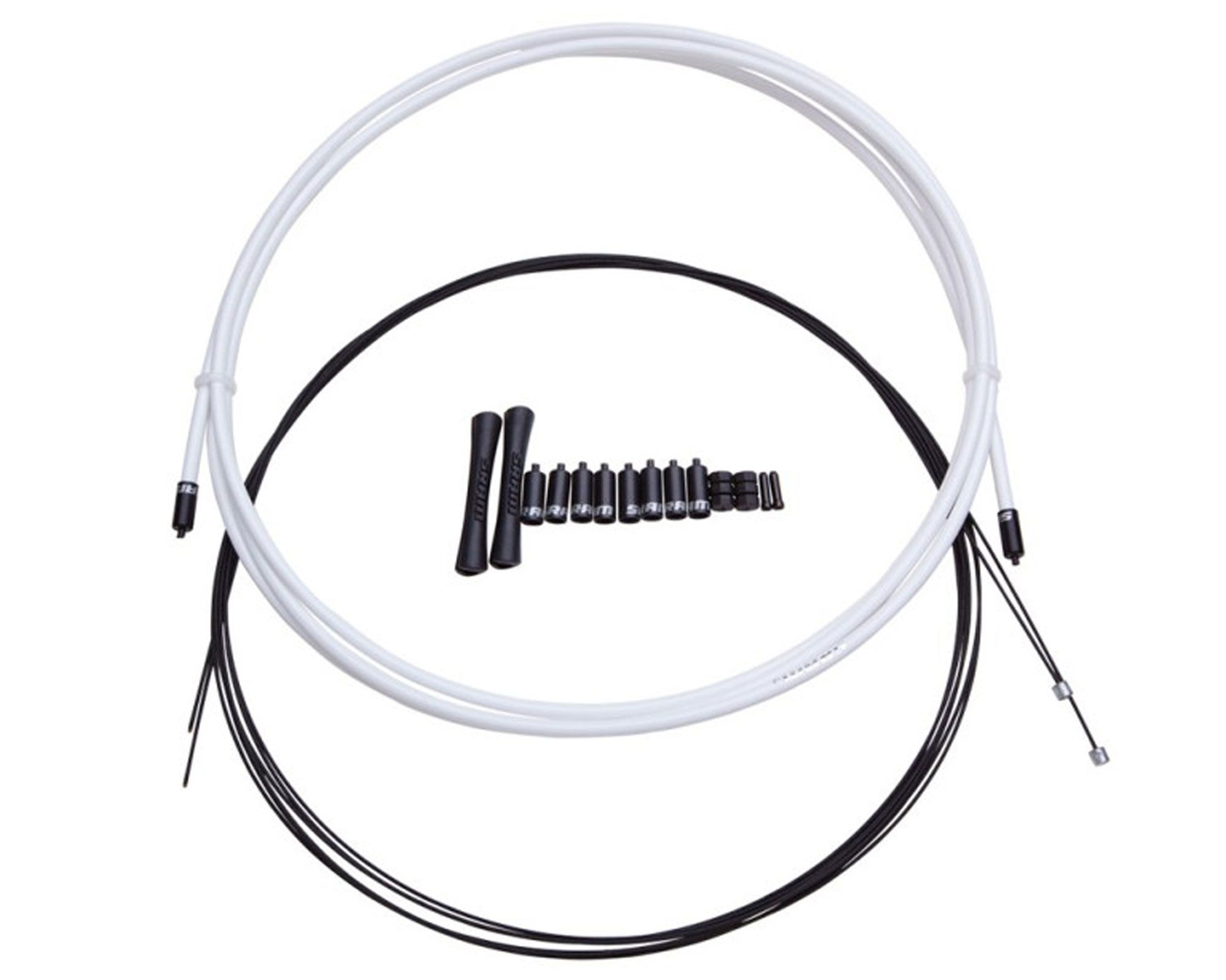 Набор тросов переключения SlickWire Shift Kit 4 мм (белый) SRAM