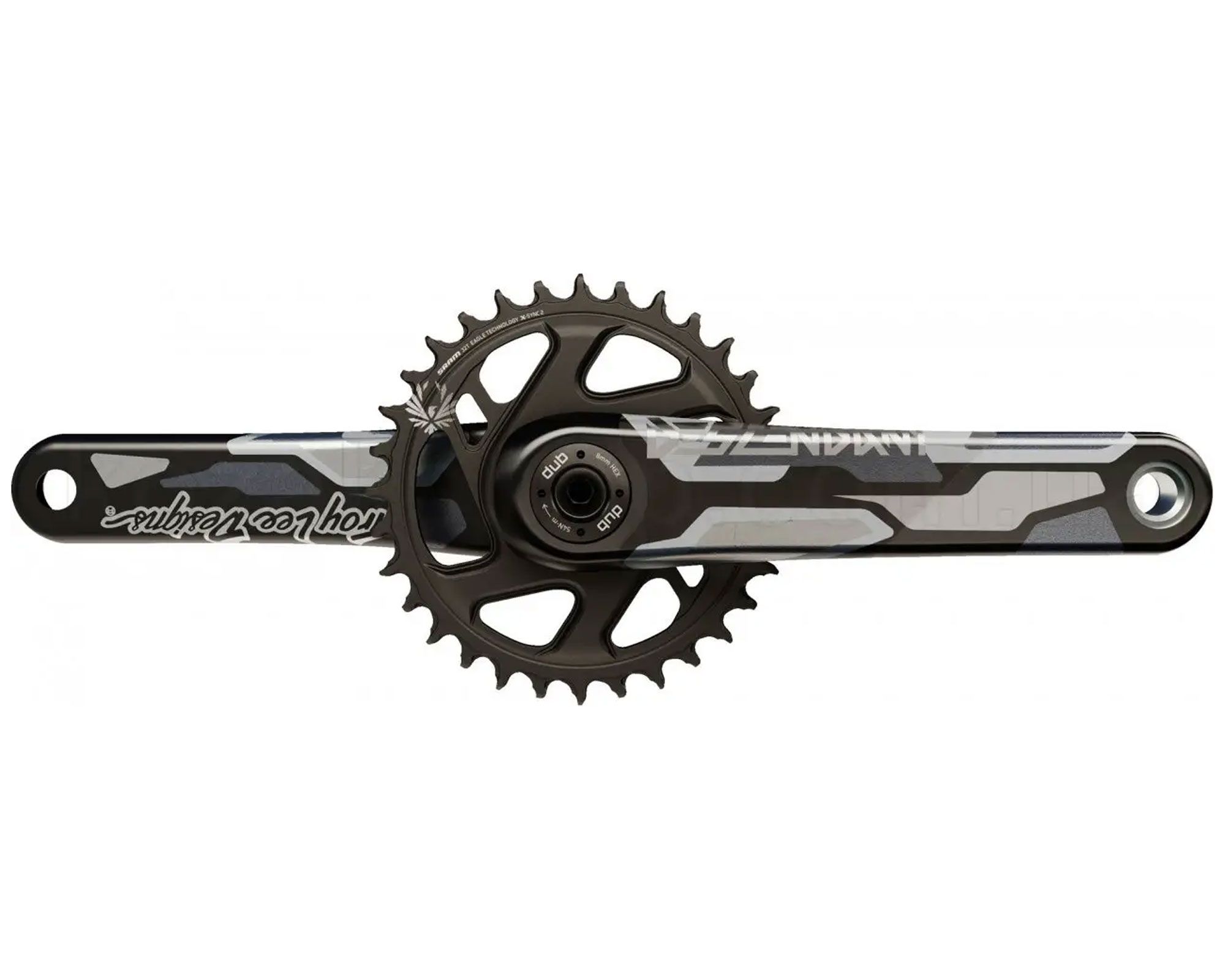 Шатуни Descendant Troy Lee Designs Eagle DUB73 12-шв. 165 32T X-Sync 2 Truvativ (Чорний)