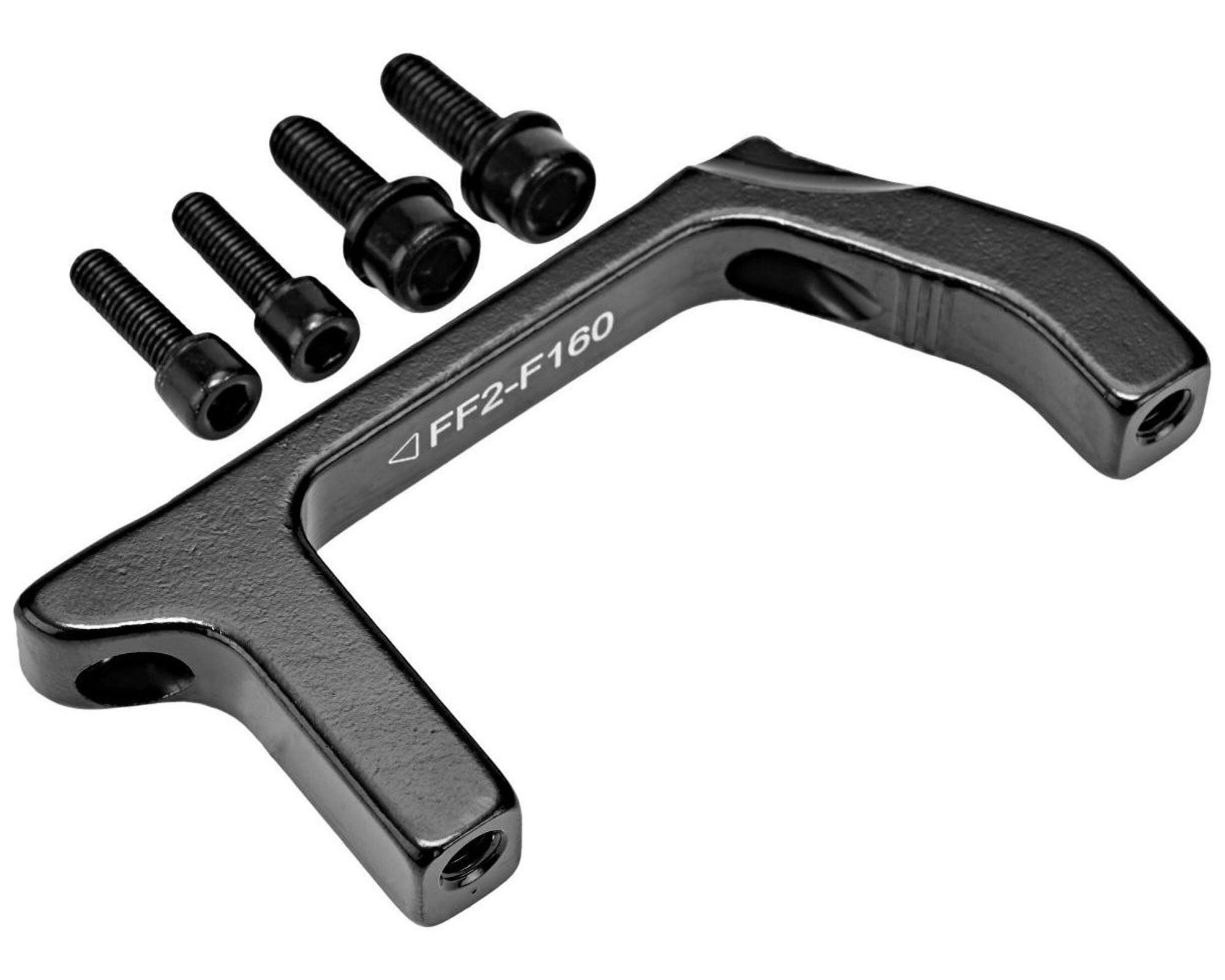 Передній адаптер FF2 Flat-to-Post 160мм, чорний (Black) Tektro