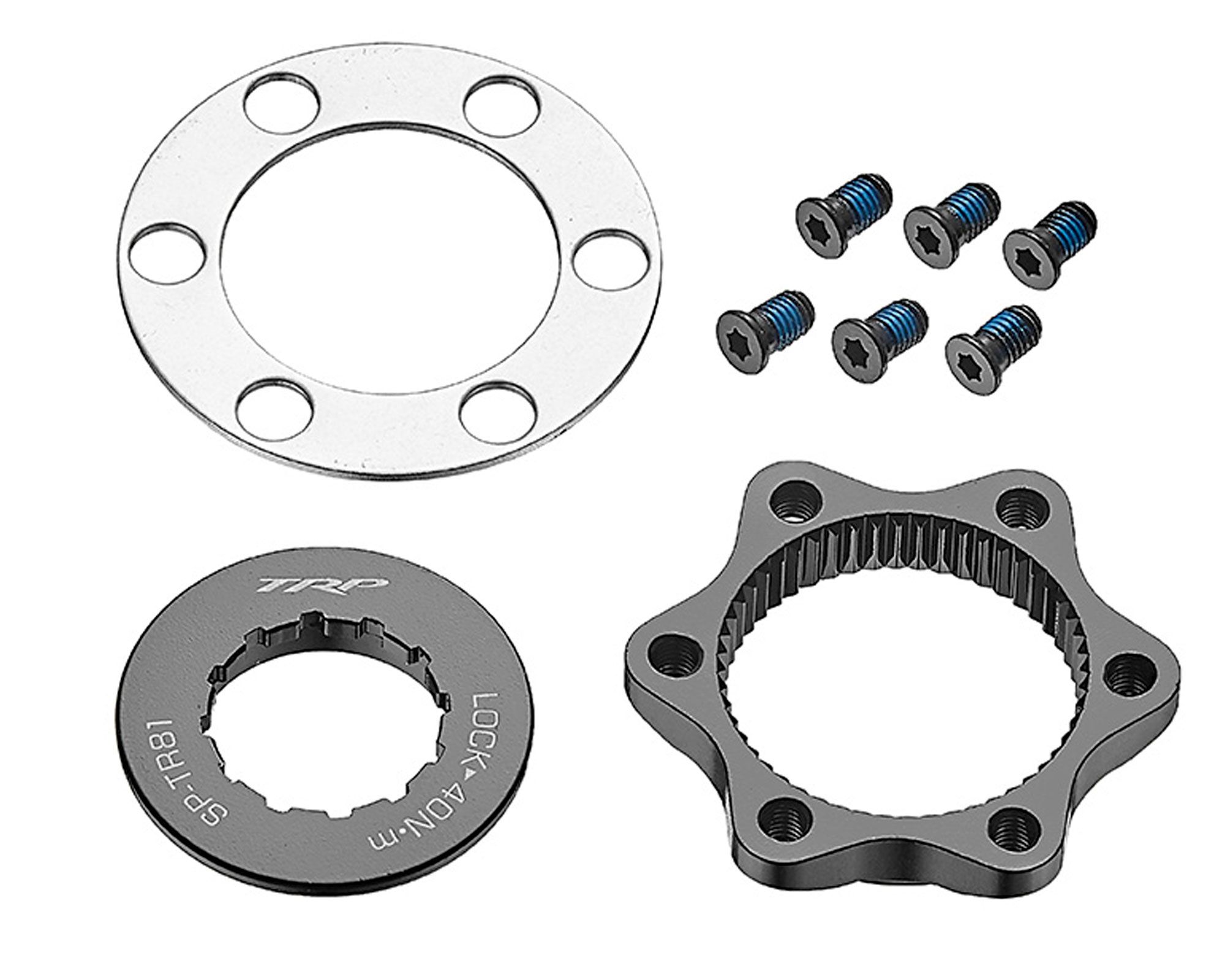 Адаптер ротора CL86 Center Lock/6 болтов 15-20мм, черный (Black) Tektro