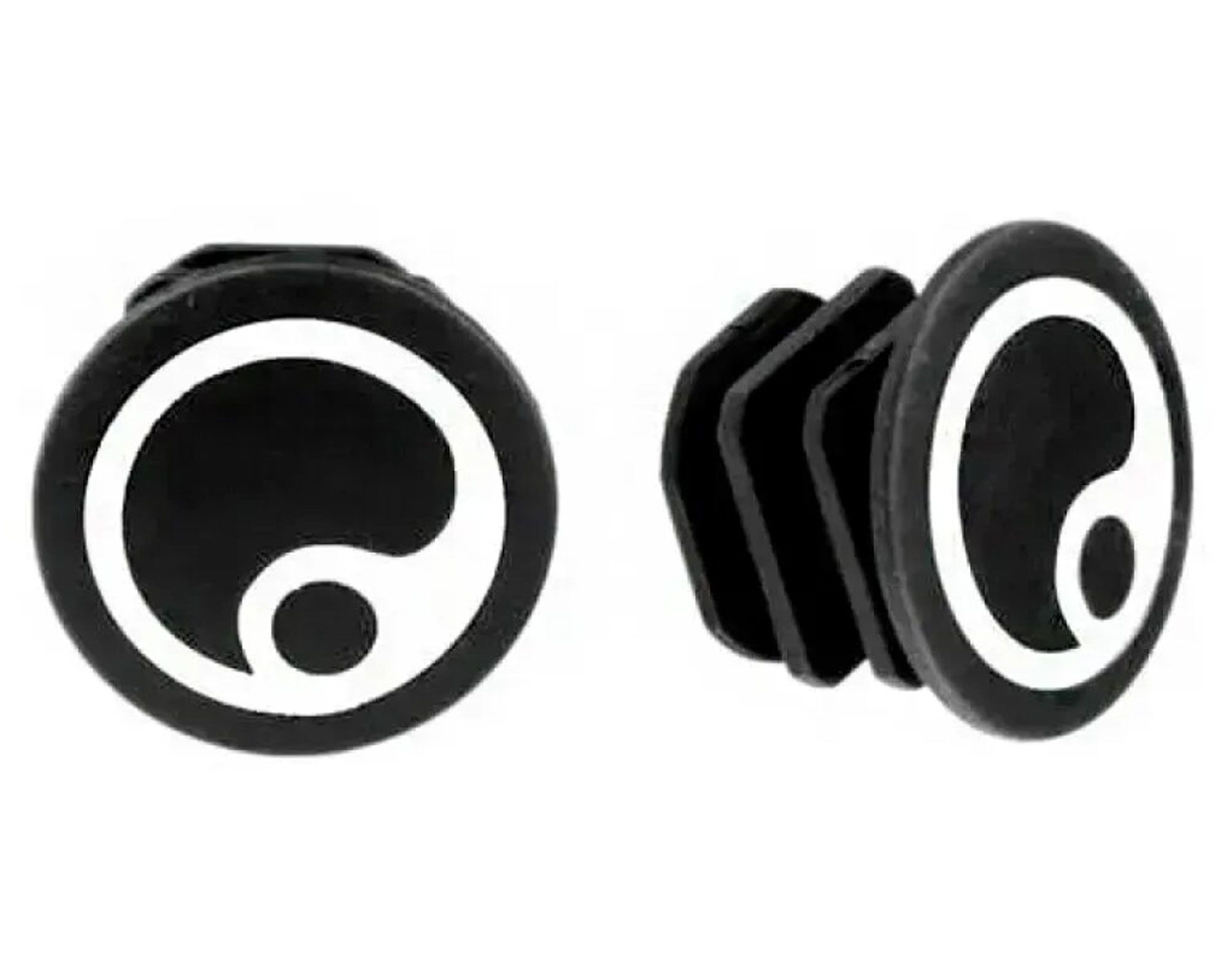 Заглушки Ergon end plugs для грипс GXR (черный/белый)