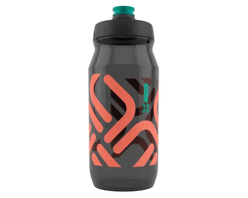 Антибактеріальна Фляга Fidlock Bottle 600мл (Прозорий/Чорний/Червоний)