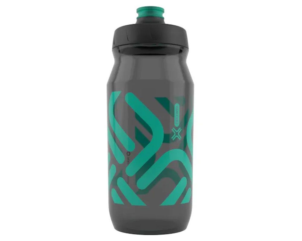 Антибактеріальна Фляга Fidlock Bottle 600мл (Прозорий/Чорний/Зелений)