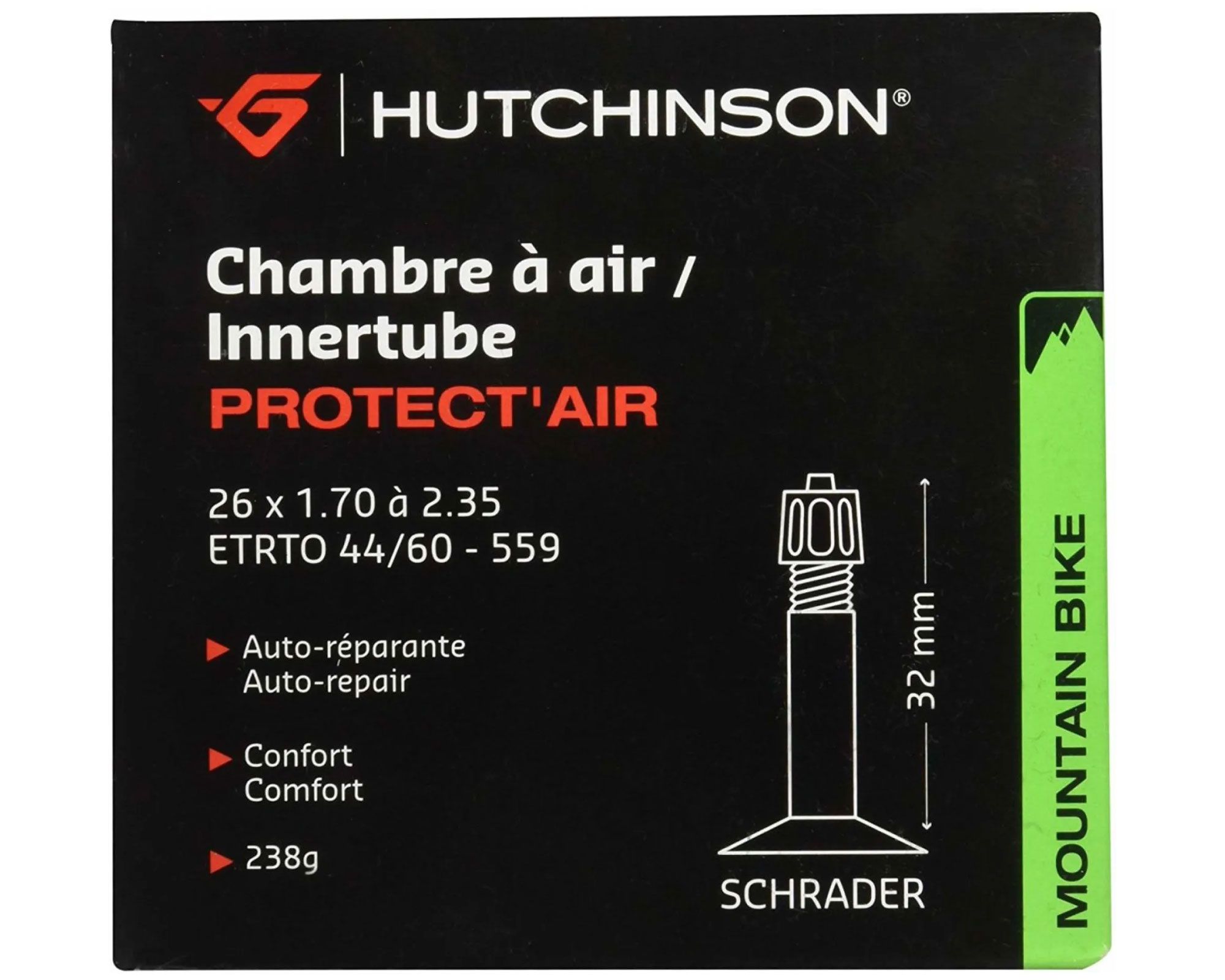 Камера с герметиком 26x1.70-2.35 Protect Air Hutchinson