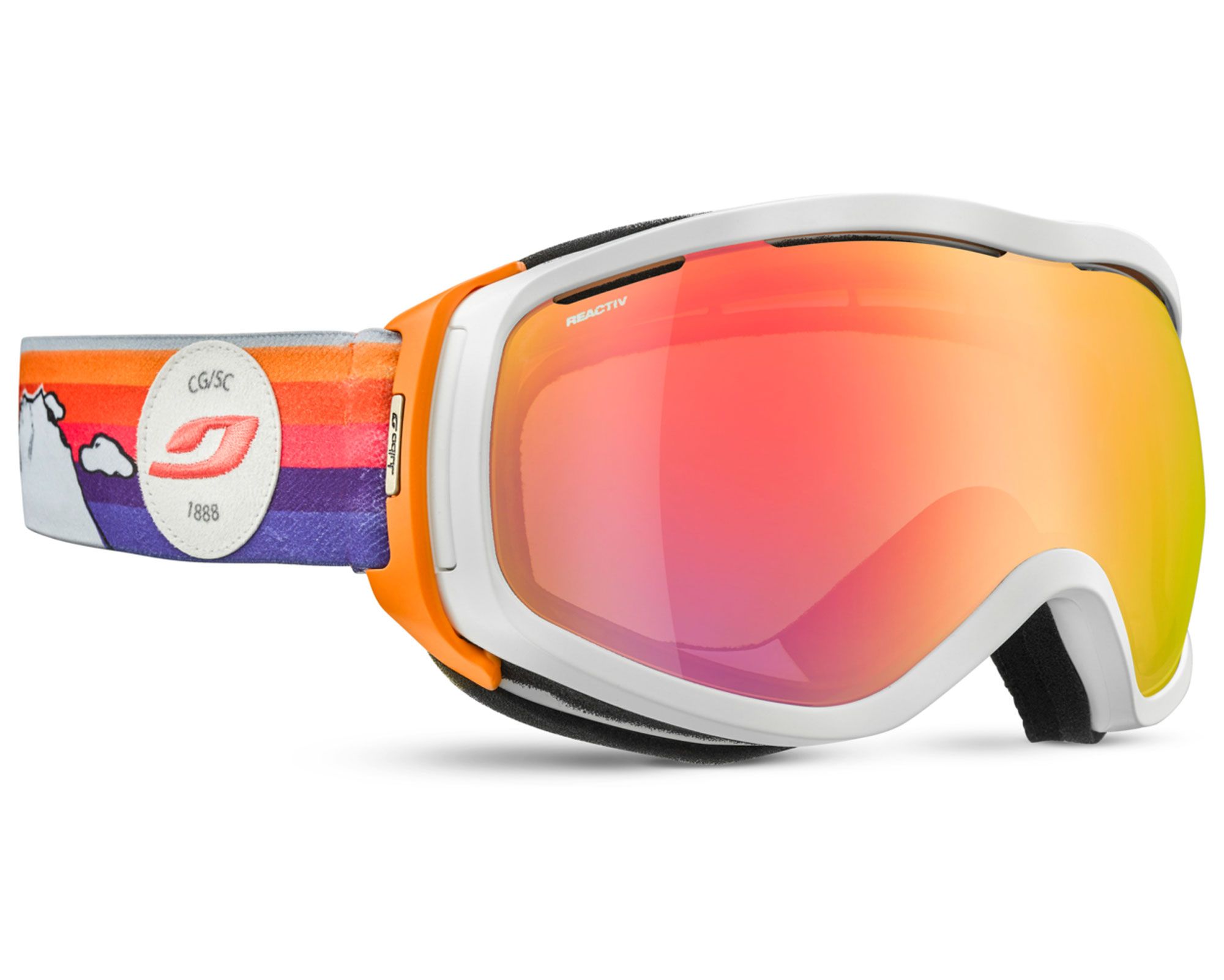 Маска JULBO ELARA (Білий) ZLR FL Red FS Фотохром