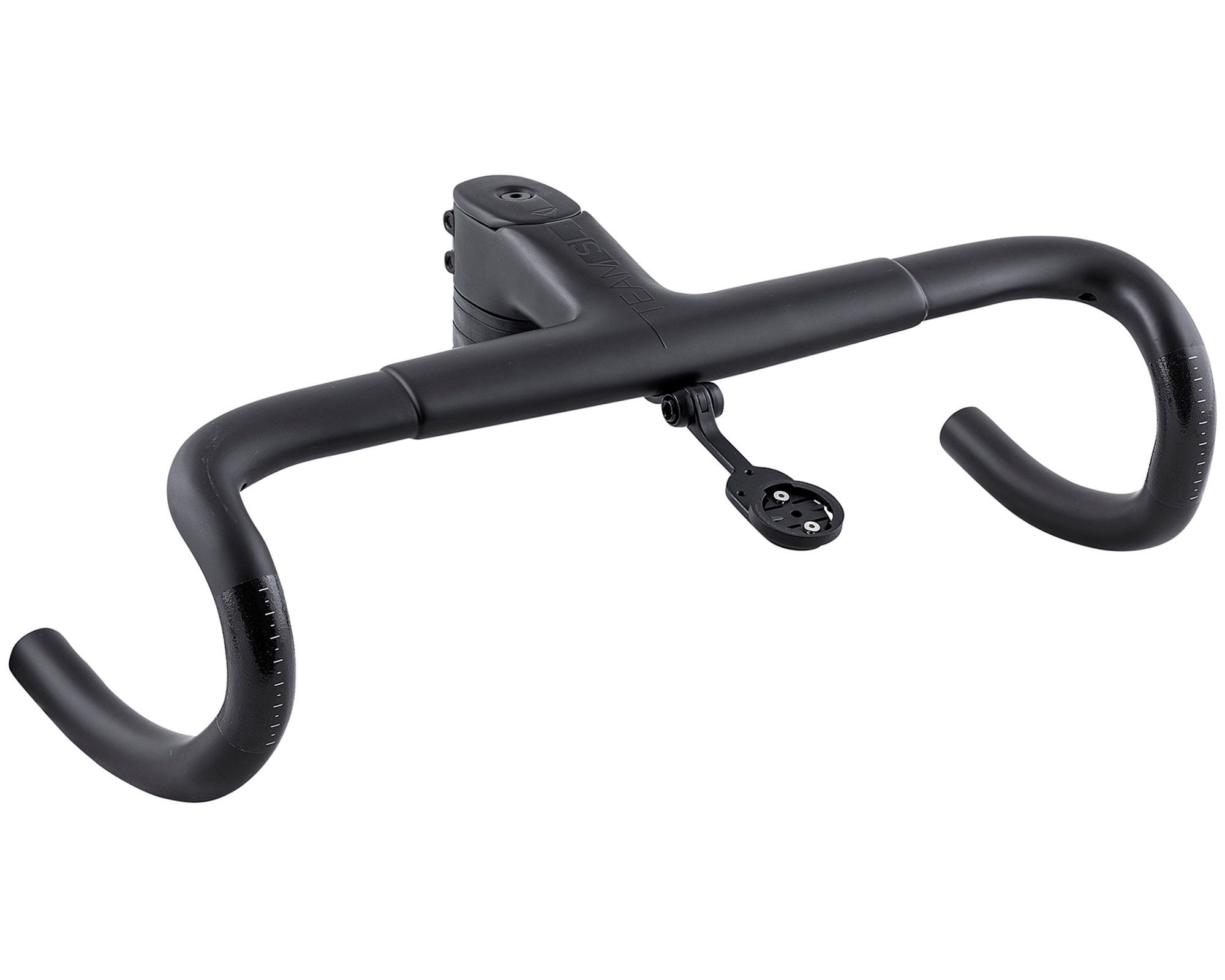 Монокок Руль TEAM SL1PC Cockpit MERIDA Карбон L:110/W:400мм (Чёрный)