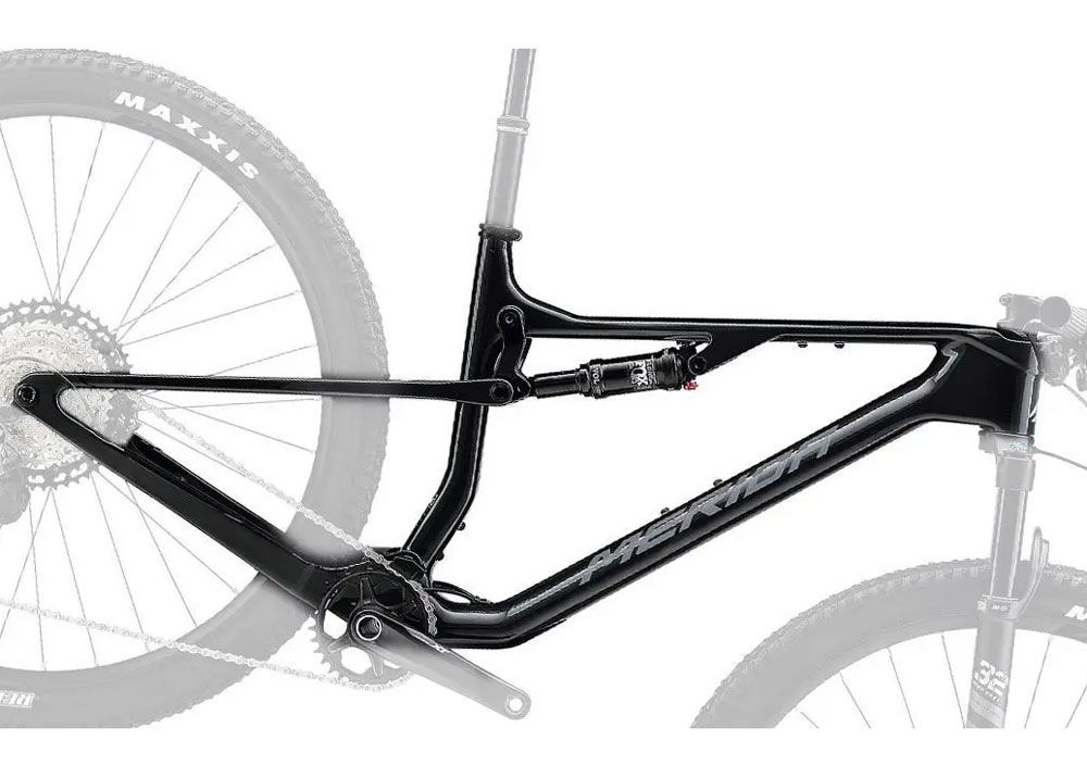 Рама Ninety-Six RC XT-FRM W/Shock Merida Dark Silver (M)