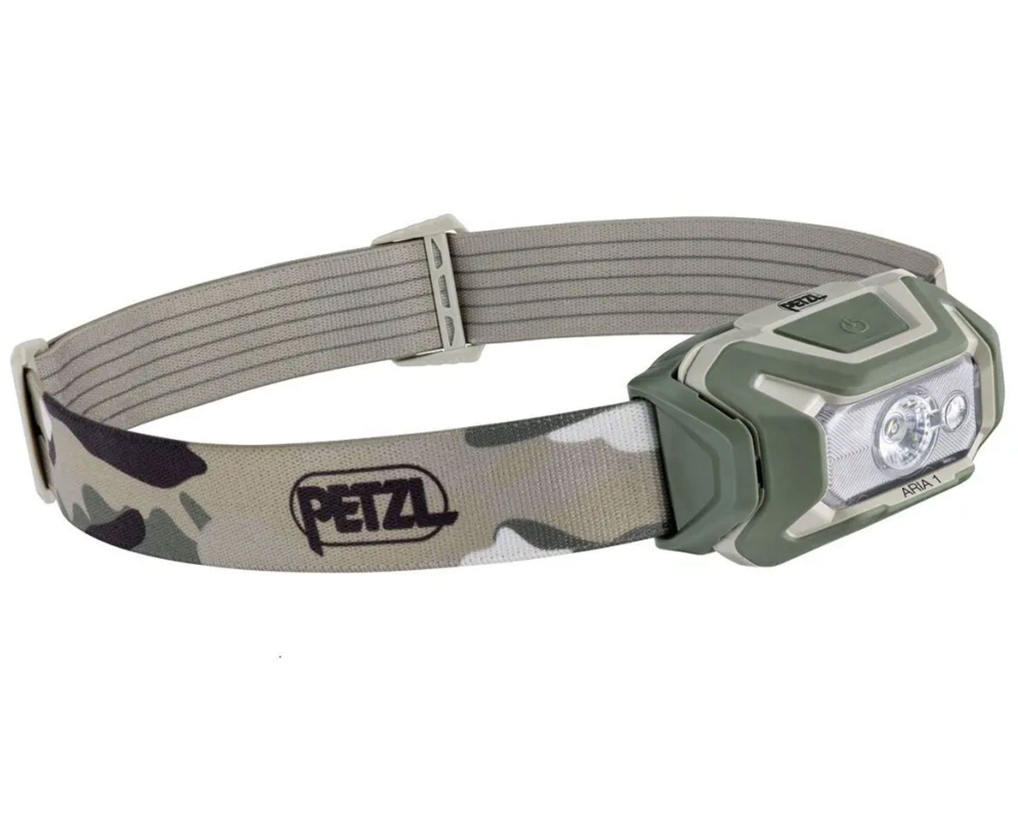 Налобний ліхтар Aria 1 RGB PETZL, (Camo) камуфляж, кольорове світло
