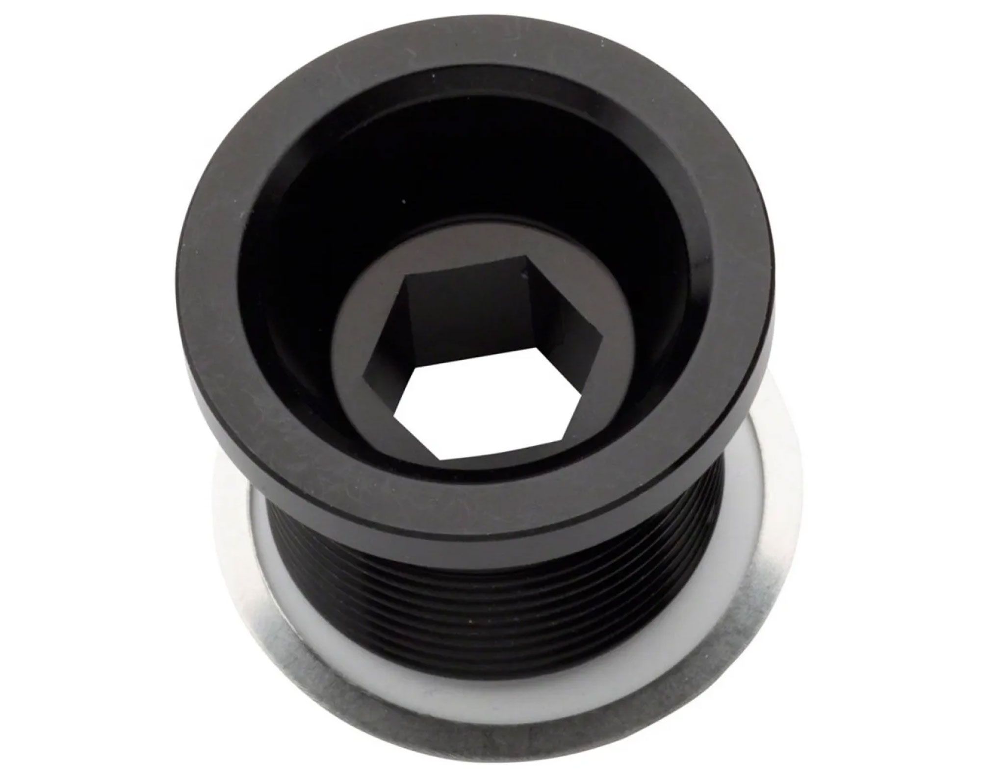 Болт в шатуни Cinch RACE FACE, M18x1.5, DH, з шайбою, (Gloss Black) глянцевий чорний