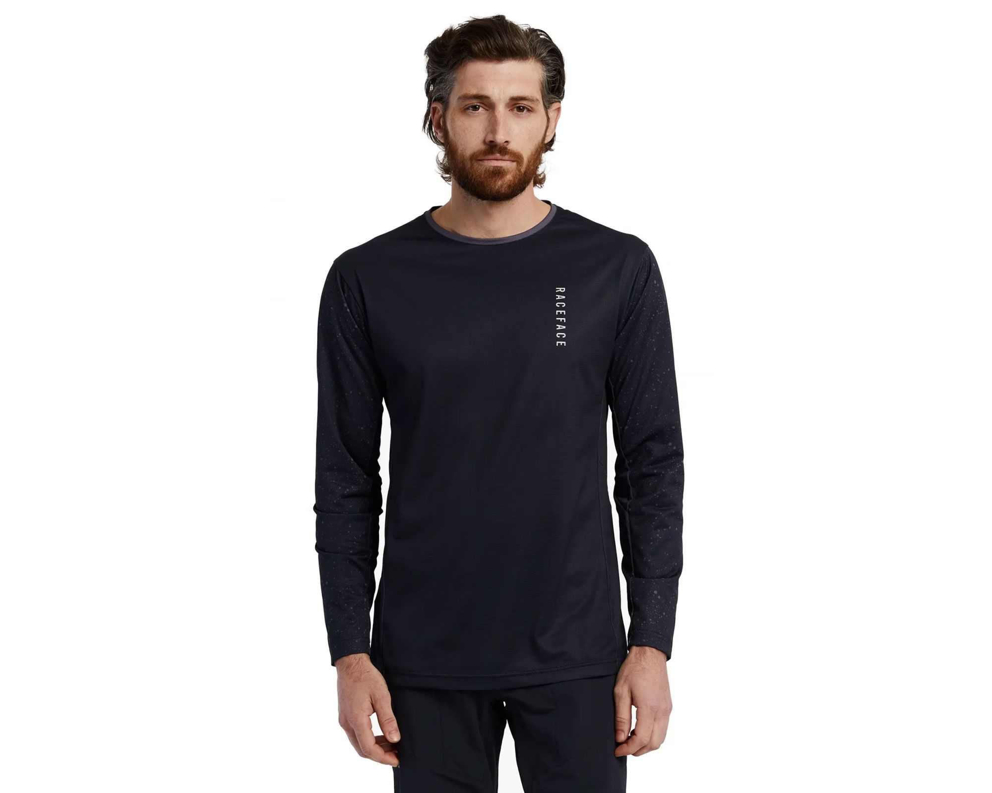 Велофутболка Indy LS Jersey RACE FACE, (Black) чорна, Extra Large