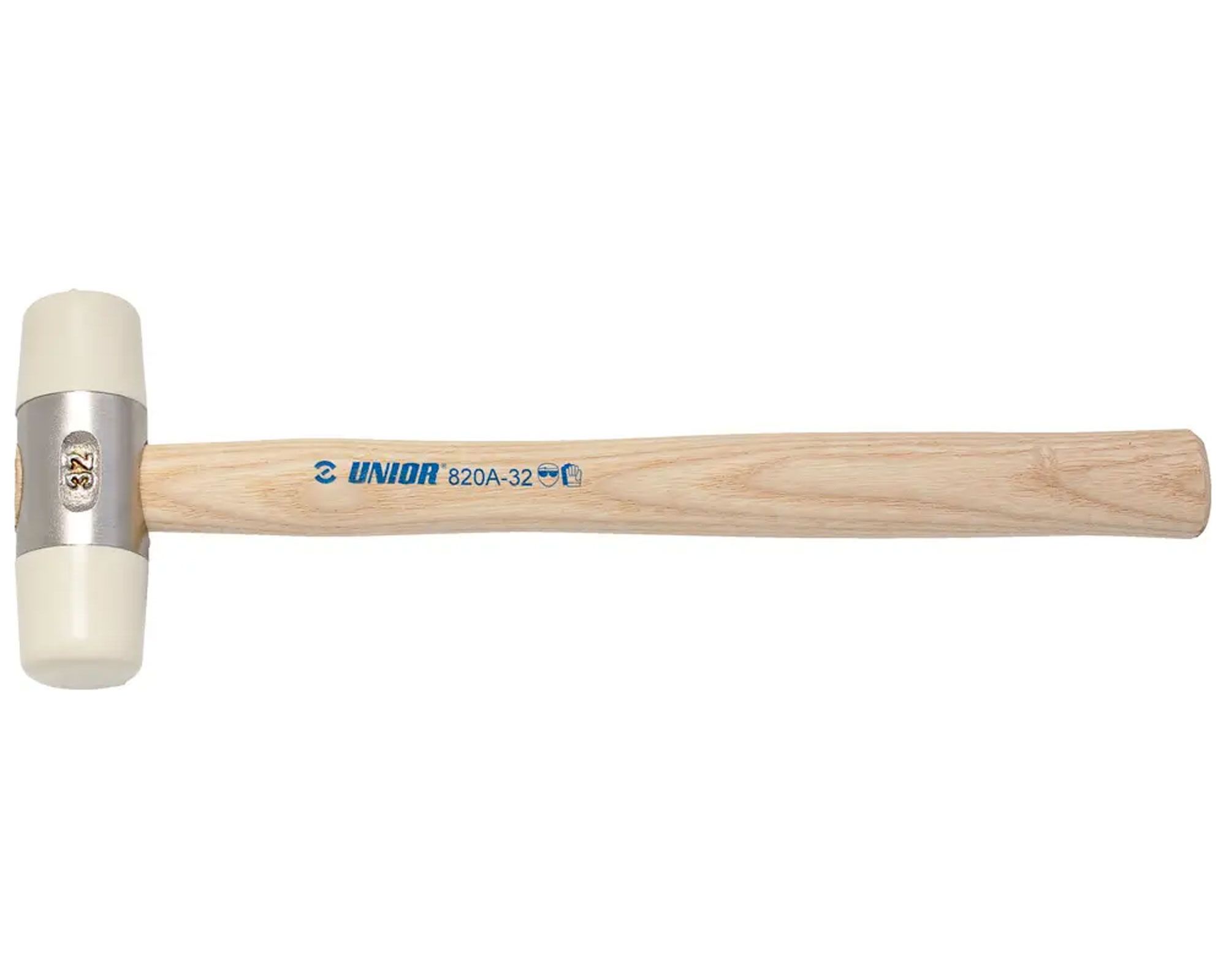 Молоток Unior Tools 820A, с мягким бойком из полиуретана, ? 40 мм