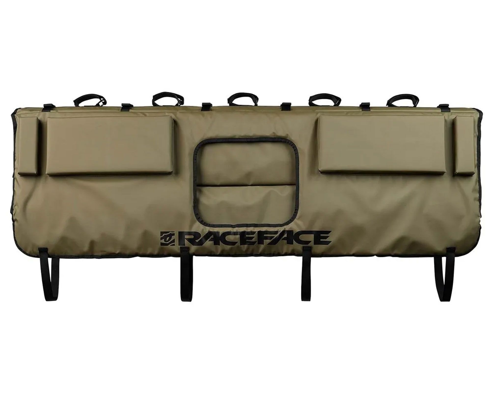 Накидка Race Face T2 Tailgate Pad, (Olive) оливковая, полная (Full)