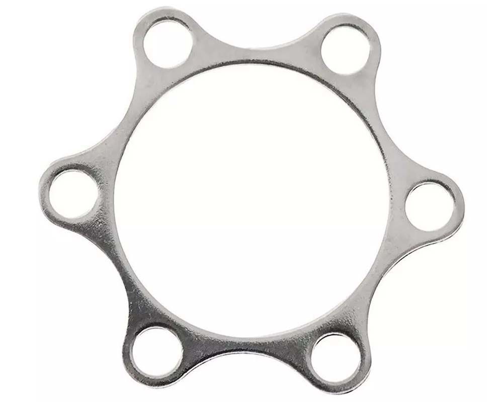 Спейсер ротора TEKTRO 6 болтов 1мм, серебристый