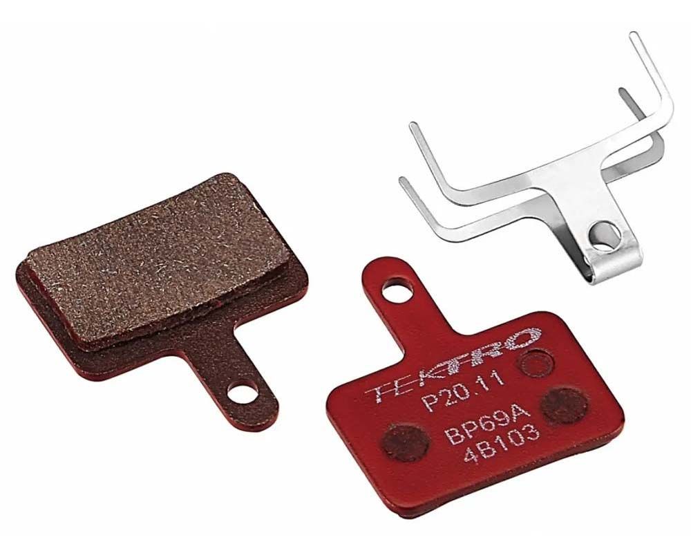 Гальмівні колодки Tektro P20.11, металокераміка, (Red) червоний, пара