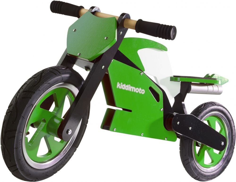 Беговел 12 Kiddy Moto Superbike зелёно-белый