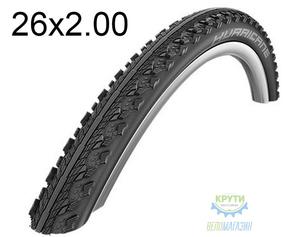 Покришка 26X2.00 (50-559) Schwalbe Hurricane Hs352 Preformance B-Sk Orc, 67 EPI