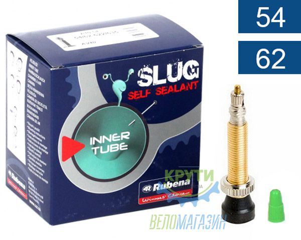 Камера 28+29 x 2.10-2.50 (54/62x622/635) FV 33мм MITAS (RUBENA) Slug self sealant A10F, гель