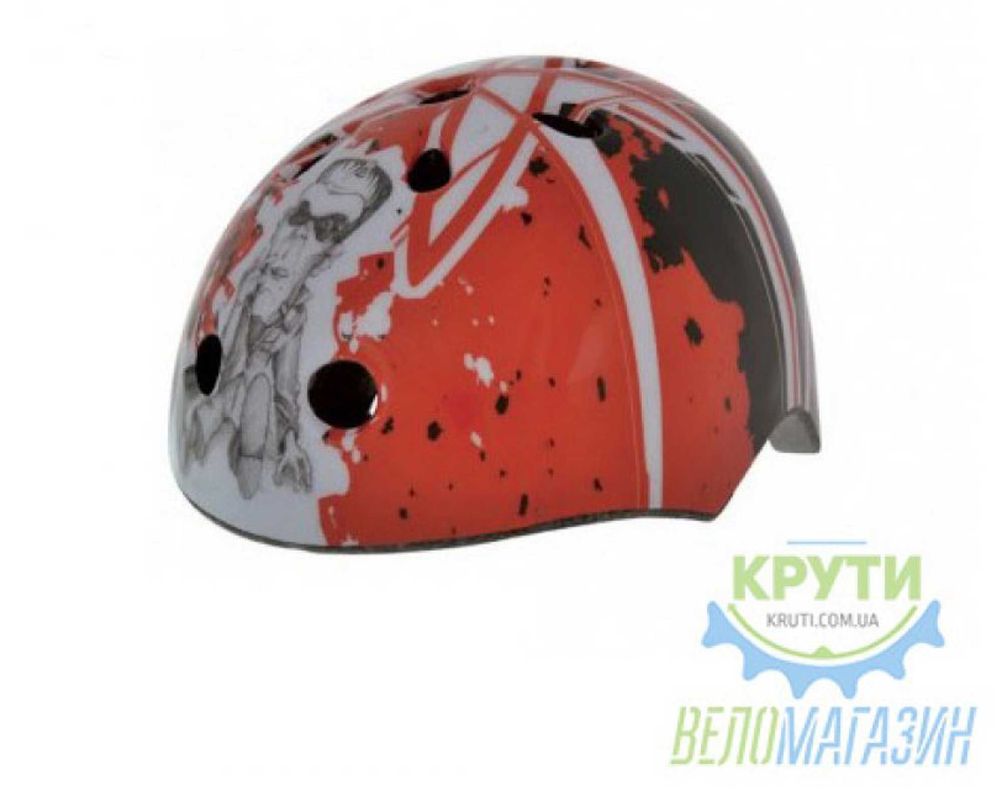 шолом дитячий Bellelli ARTISTIK RED size-M (графити красн.)