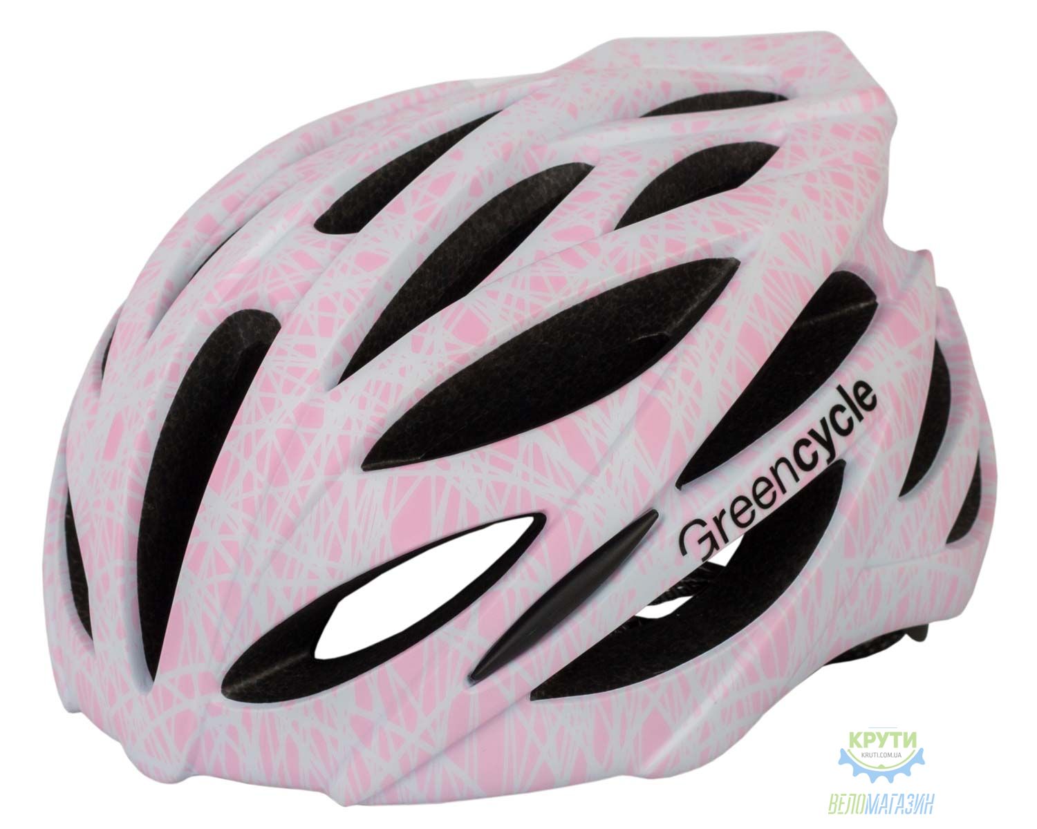 шолом Green Cycle Alleycat розмір 54-58см Сіро-Рожевий