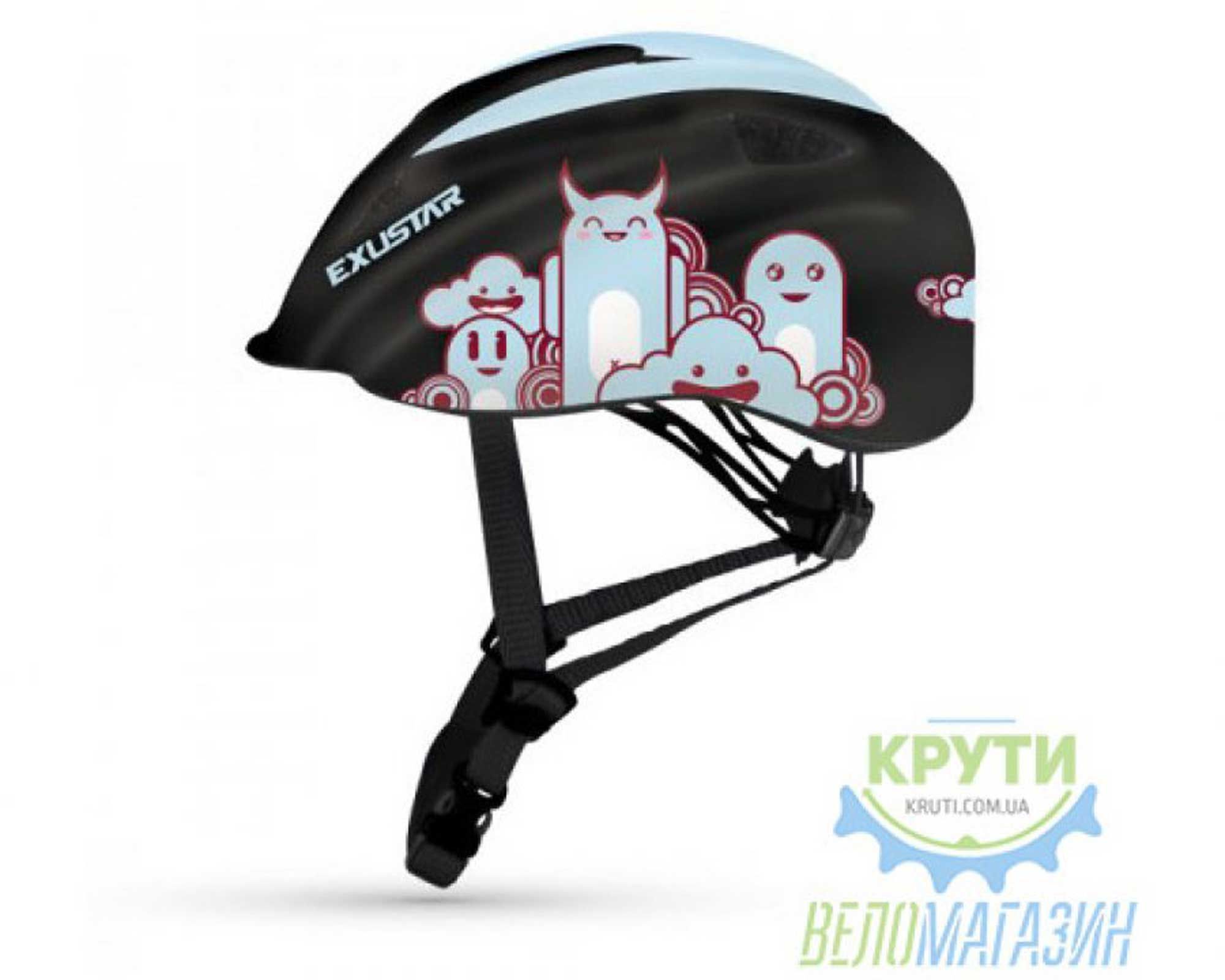 шолом детск. EXUSTAR BHM503K розмір 52-57см BK/BL