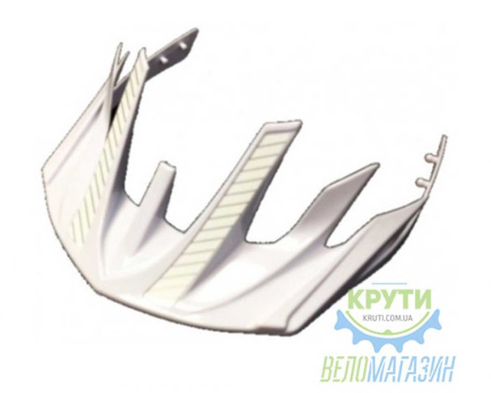 Козирок на шолом Cannondale Radius-Visor біло-срібл.