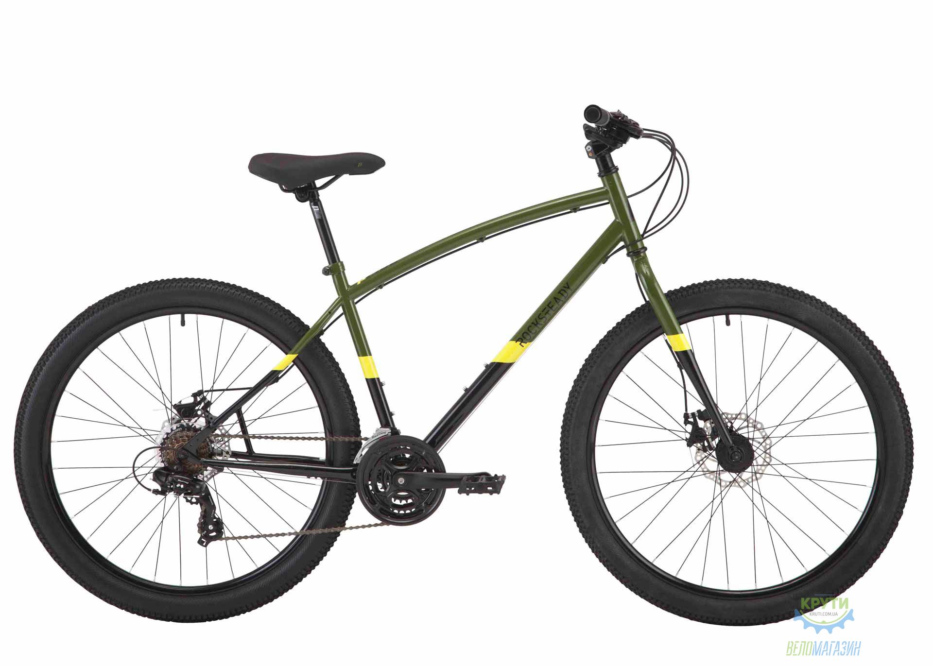 Велосипед 27,5&quot Pride Rocksteady 7.1 рама - L хаки/черный 2019