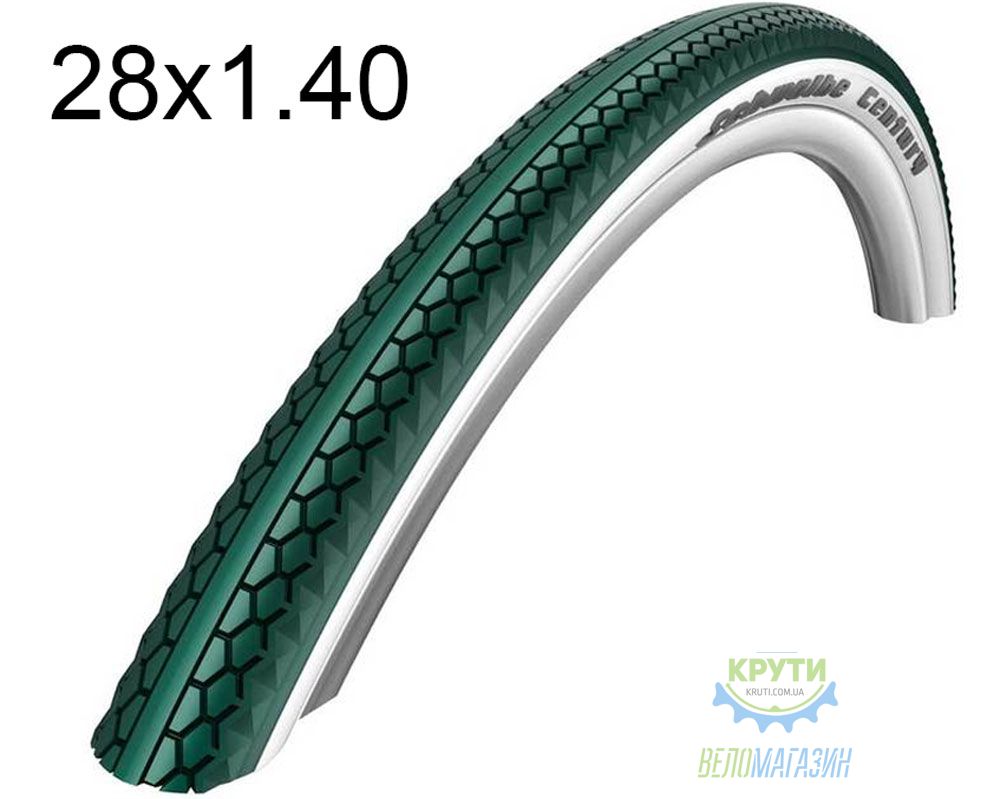 Покришка 28X1.40 (37-622) Schwalbe Century Hs458 K-Guard Gn/W+Bbs+RT  SBC, 50 EPI