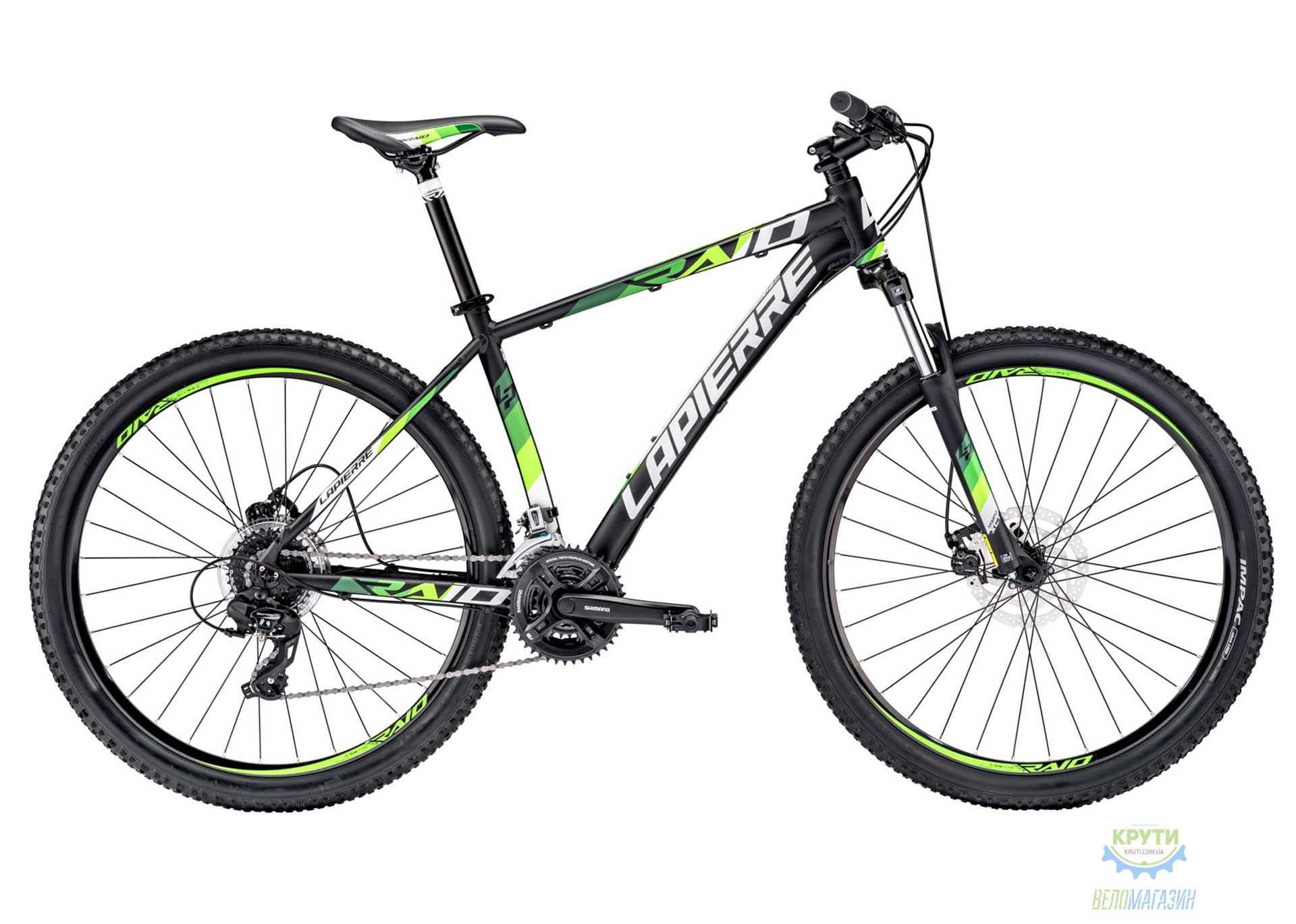 Велосипед Lapierre RAID 127 DISC 50 L Black/Green/White 2016
