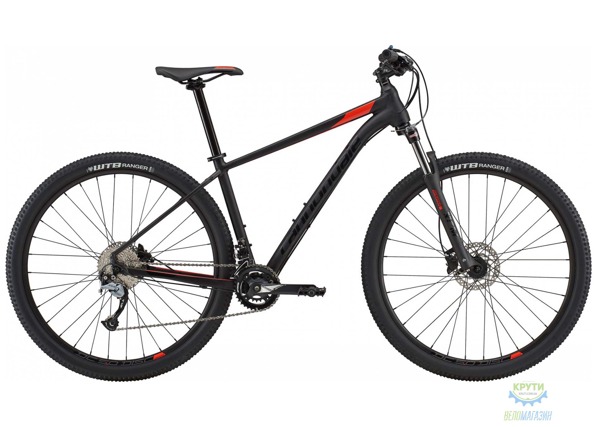 Велосипед 29 Cannondale TRAIL 6 рама - XXL 2018 BLK черный матовый