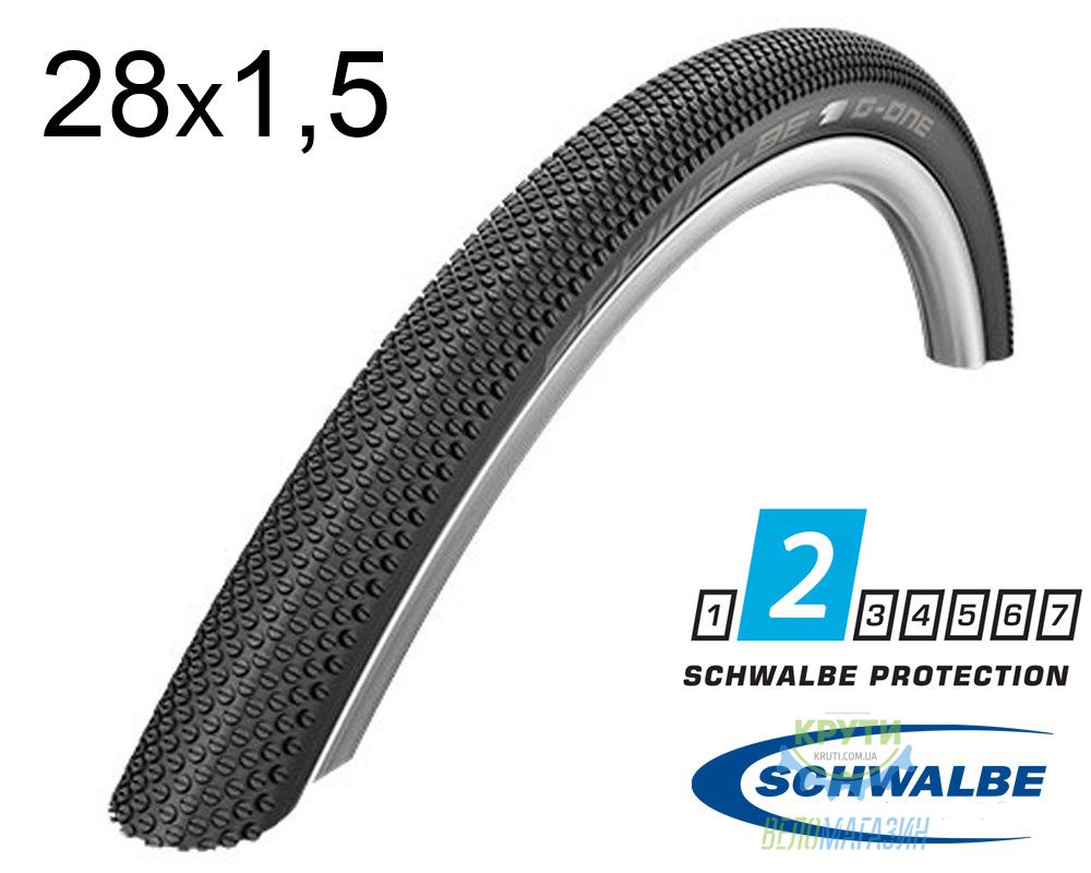Покрышка 28X1.50 700X38C (40-622) Schwalbe G-One Allround R-Guard Performance Folding B/B-Sk Hs473 Dc, 67 EPI Ek