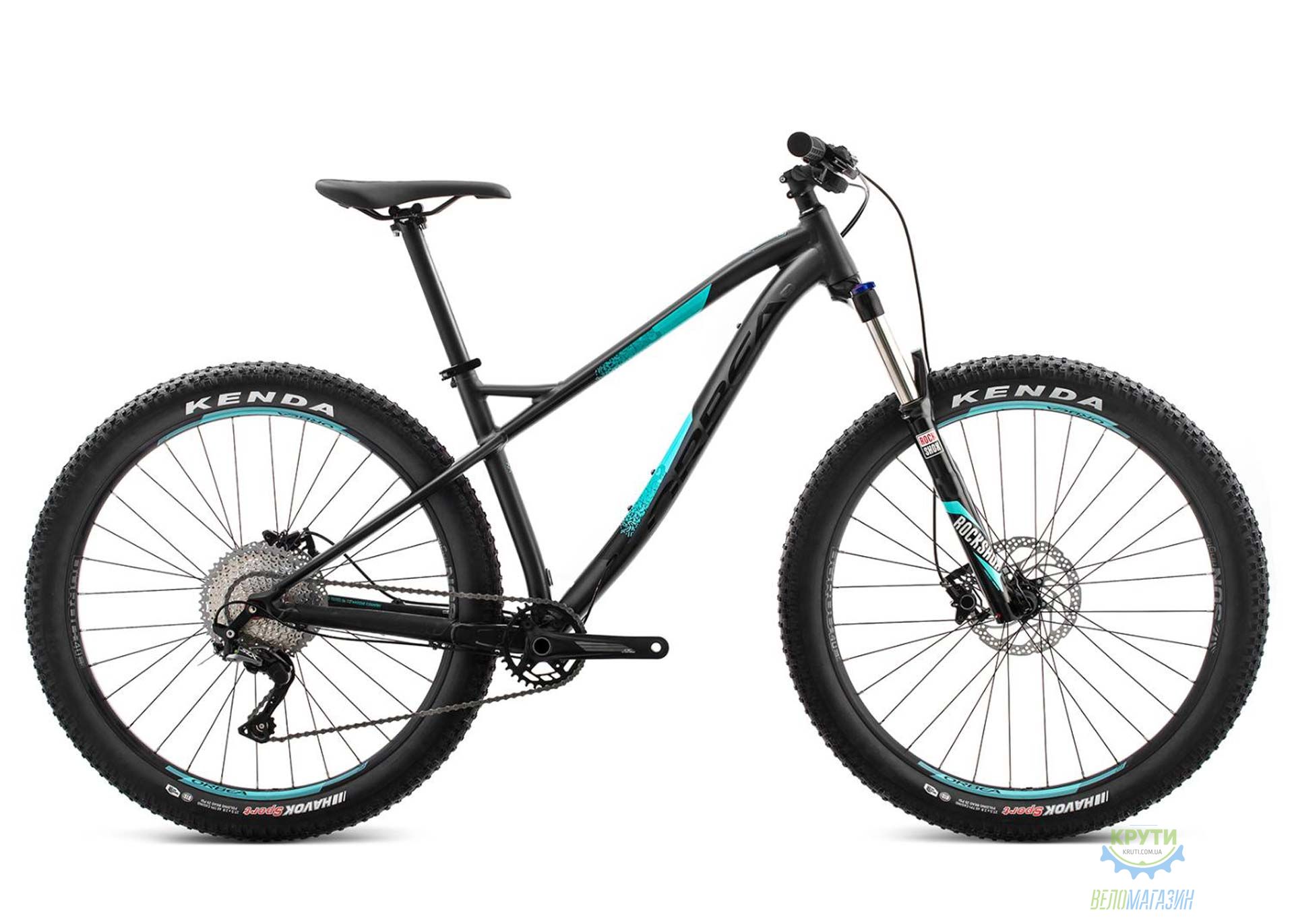 Велосипед Orbea LAUFEY 27+ H30 18 L Black-Turquoise 2018
