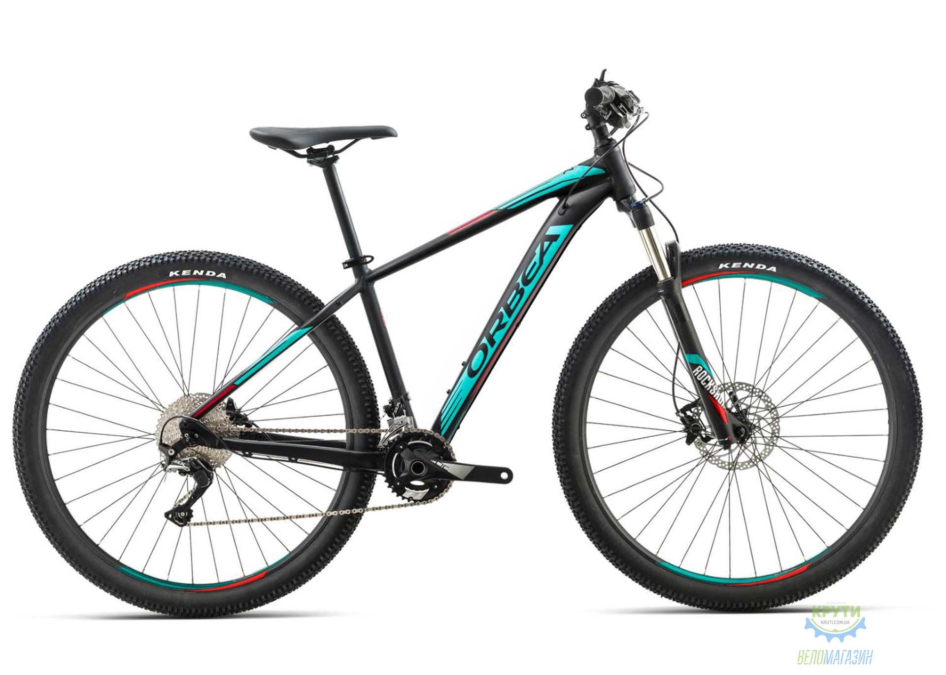 Велосипед Orbea MX 29 MAX 18 L Black - Turquoise - Red 2018