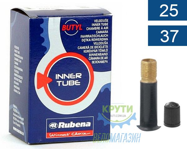 Камера 700x25-35C (25/37x622/635) AV 35мм Mitas (RUBENA) Classic A03, BSC 0.9mm в коробке