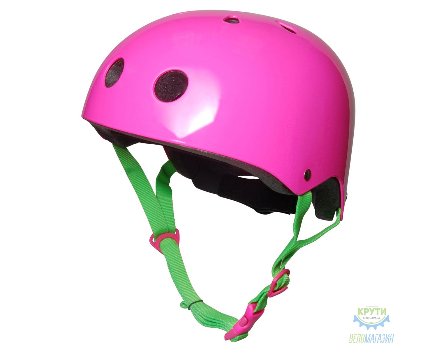 шолом дитячий Kiddimoto неоновий Рожевий, розмір M 53-58см