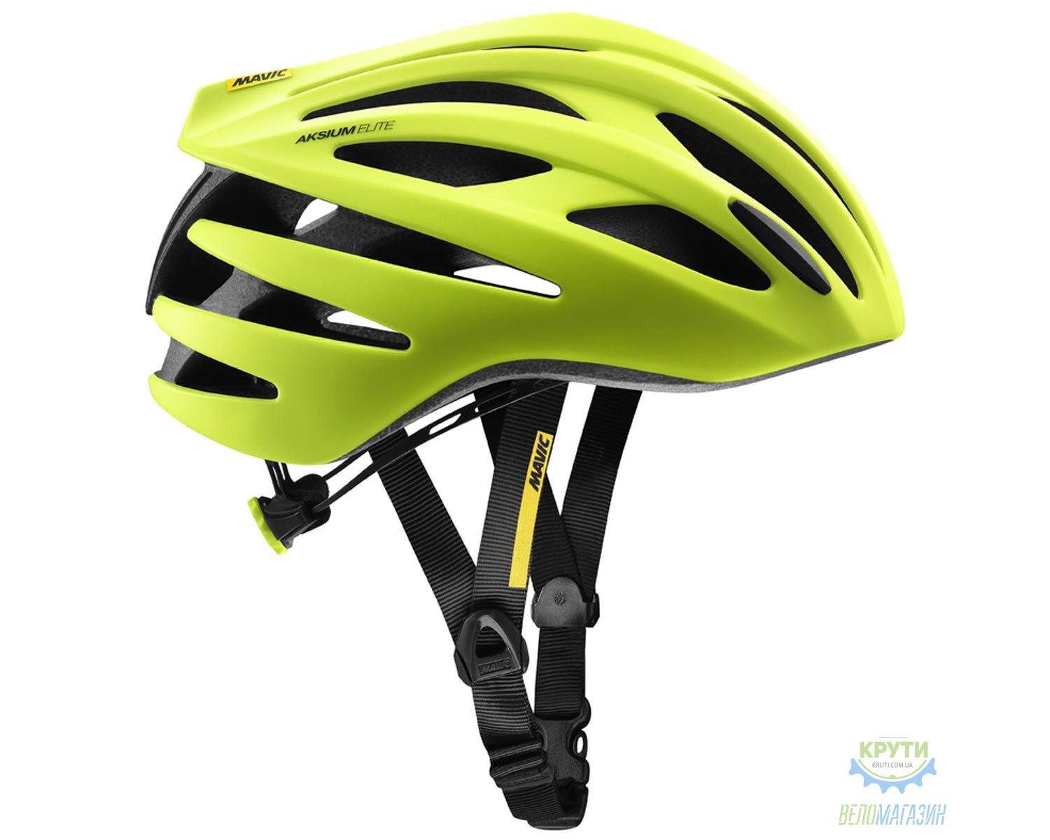 шлем Mavic AKSIUM ELITE размер L (57-61см) Safety Yellow/Black желто-черный