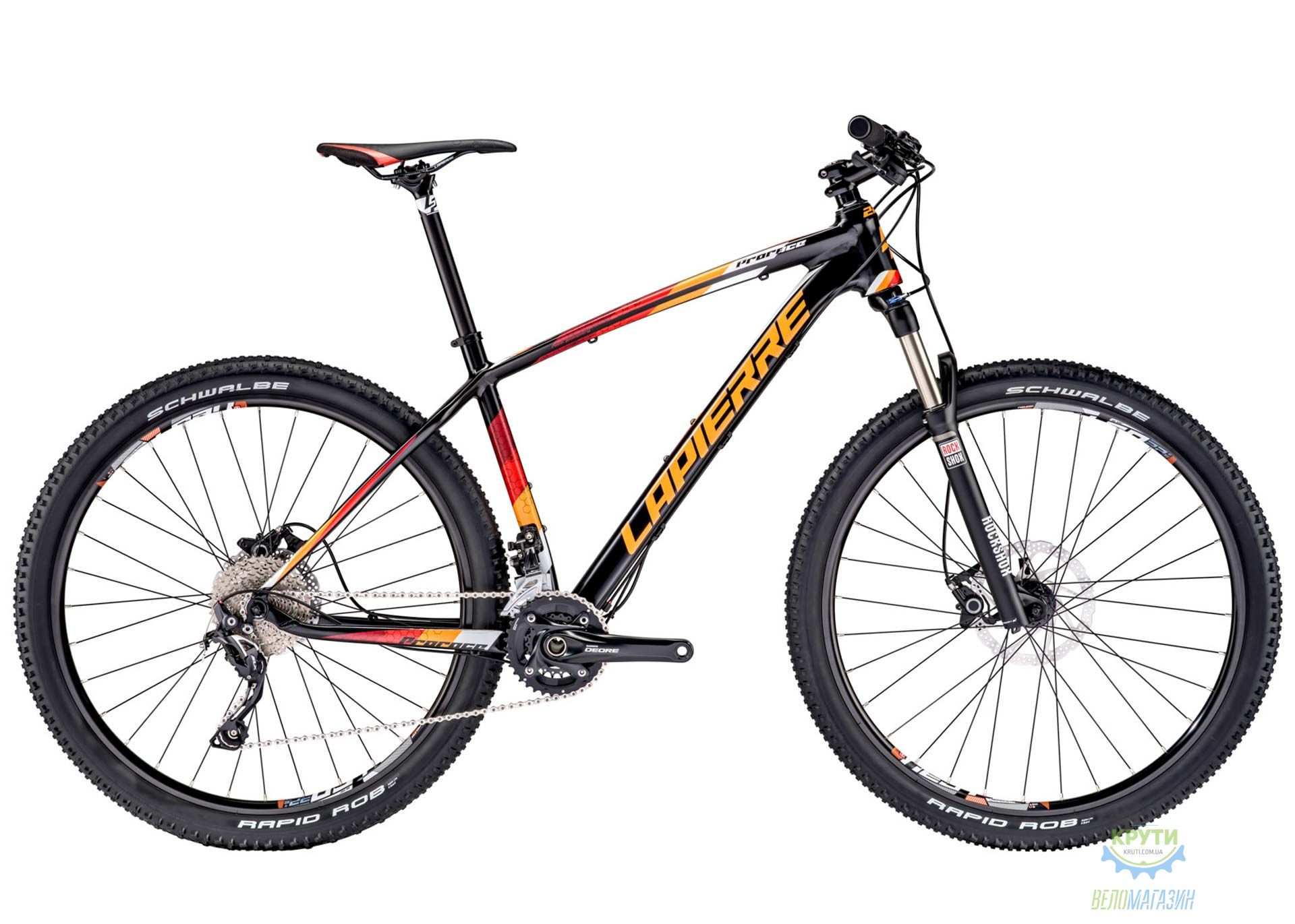 Велосипед Lapierre PRORACE 229 45 M Black/Orange 2016