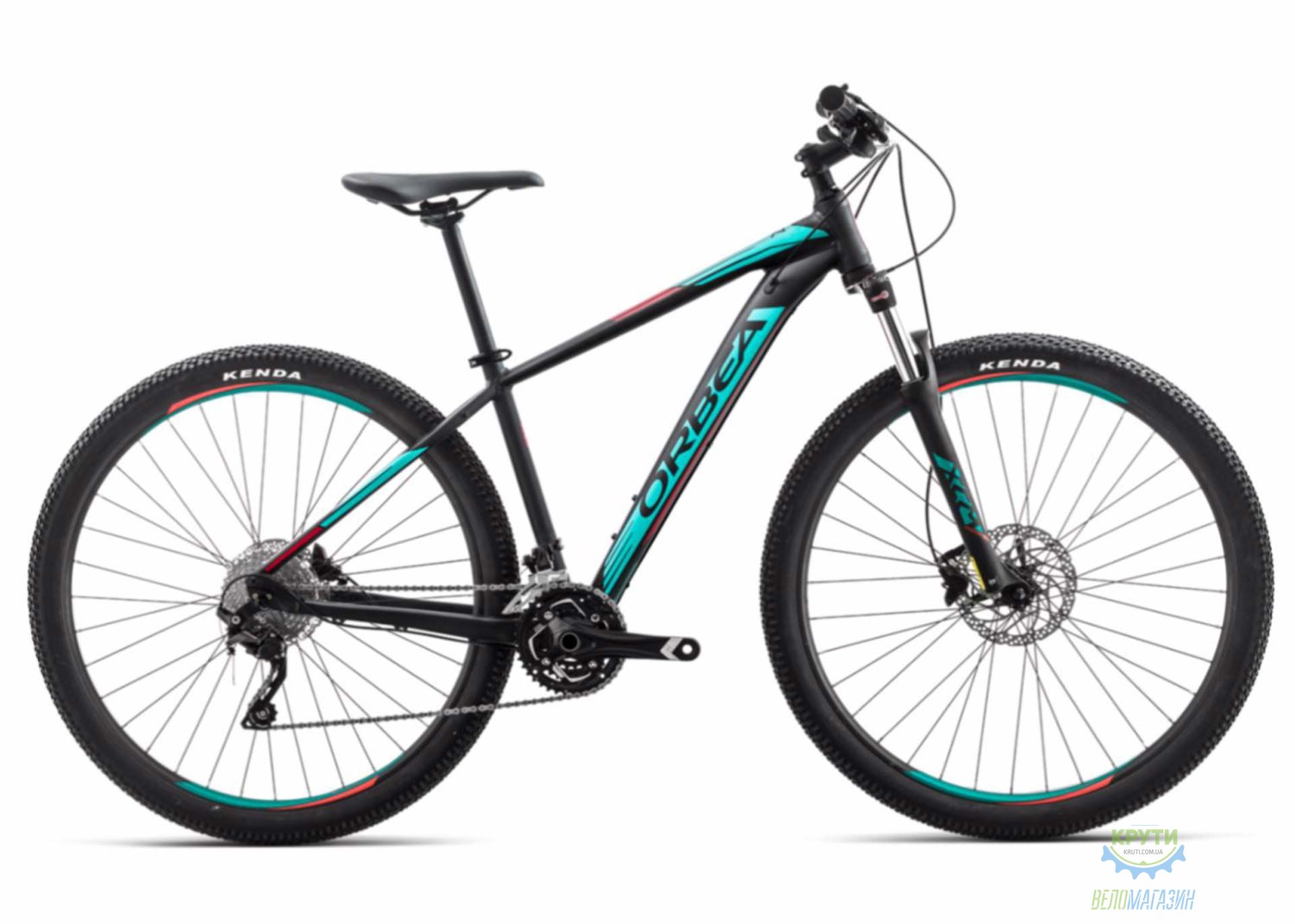 Велосипед Orbea MX 27 30 18 M Black - Turquoise - Red 2018