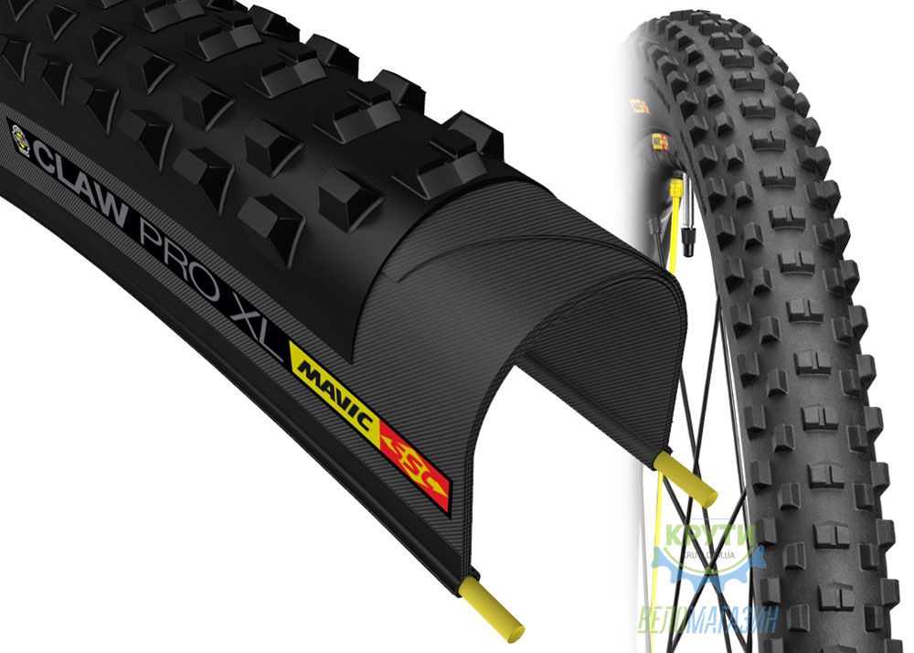 Покришка 27.5X2.50 (64-584) Mavic Claw Pro Xl Ust Tubeless Ready Folding Dc 2X66 Tpi