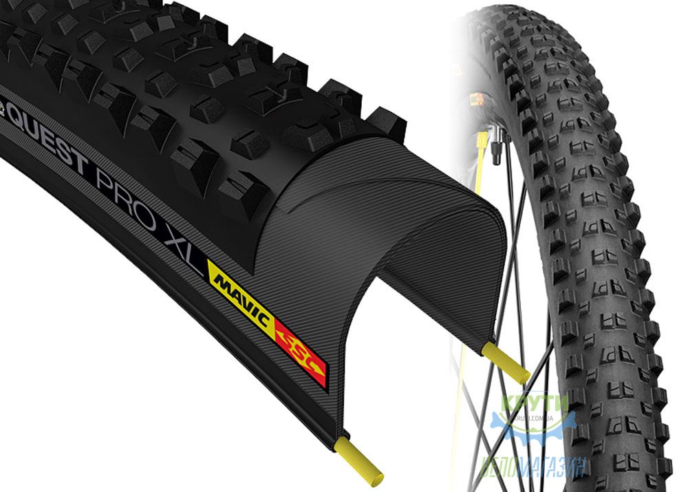 Покришка 29X2.35 (60-622) Mavic Quest Pro Xl Ust Tubeless Ready Folding Dc 2X66 Tpi